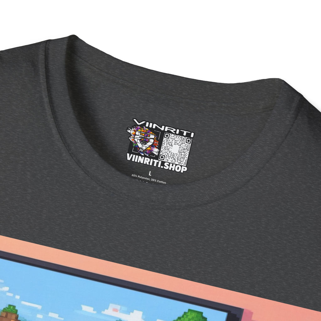 Girl Gamer T-Shirt — Retro Pixel Art ‘GIRL GAMER HERE!’ Tee for Female Gamers