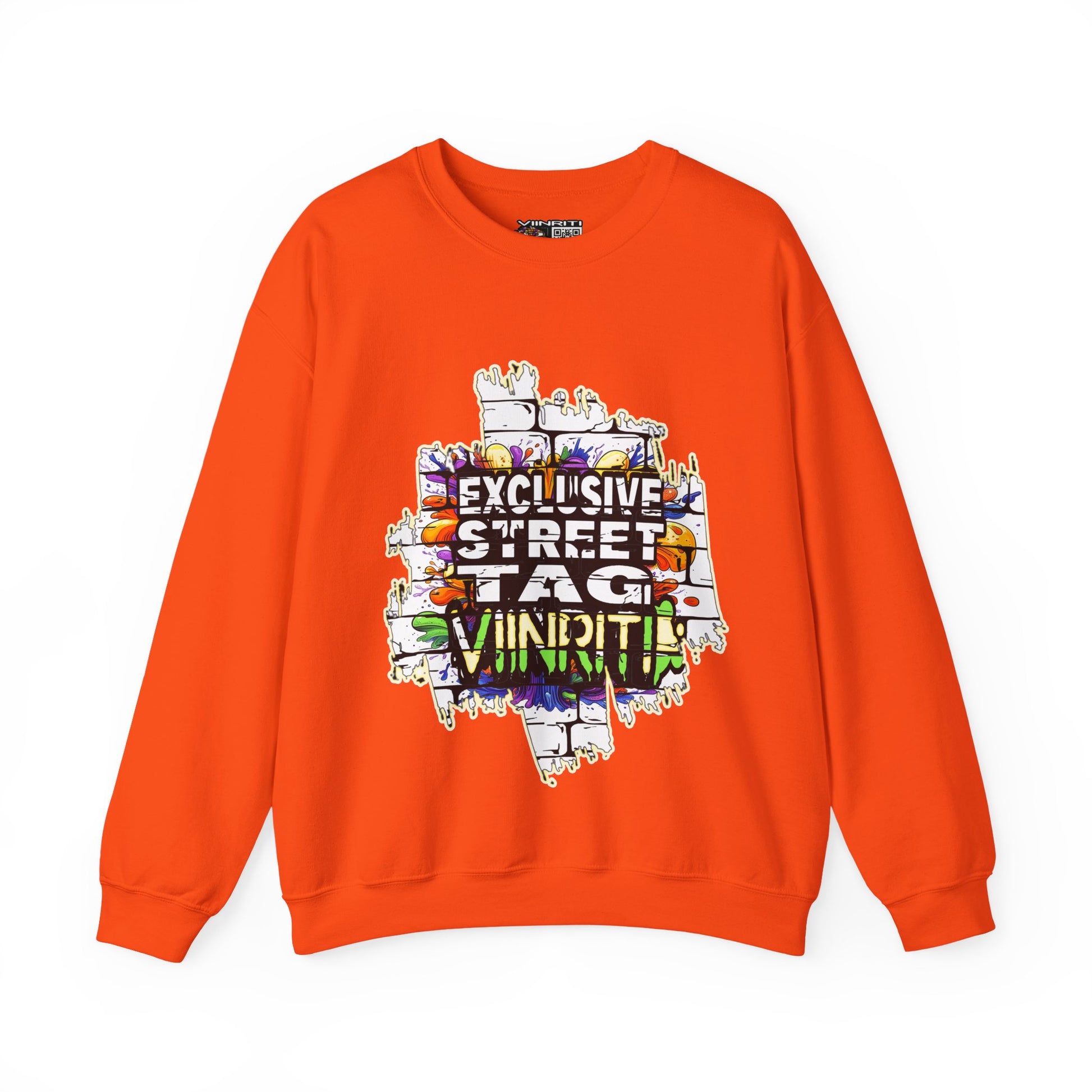 VIINRITI EXCLUSIVE Graffiti 'Exclusive Street Tag' Crewneck Sweatshirt