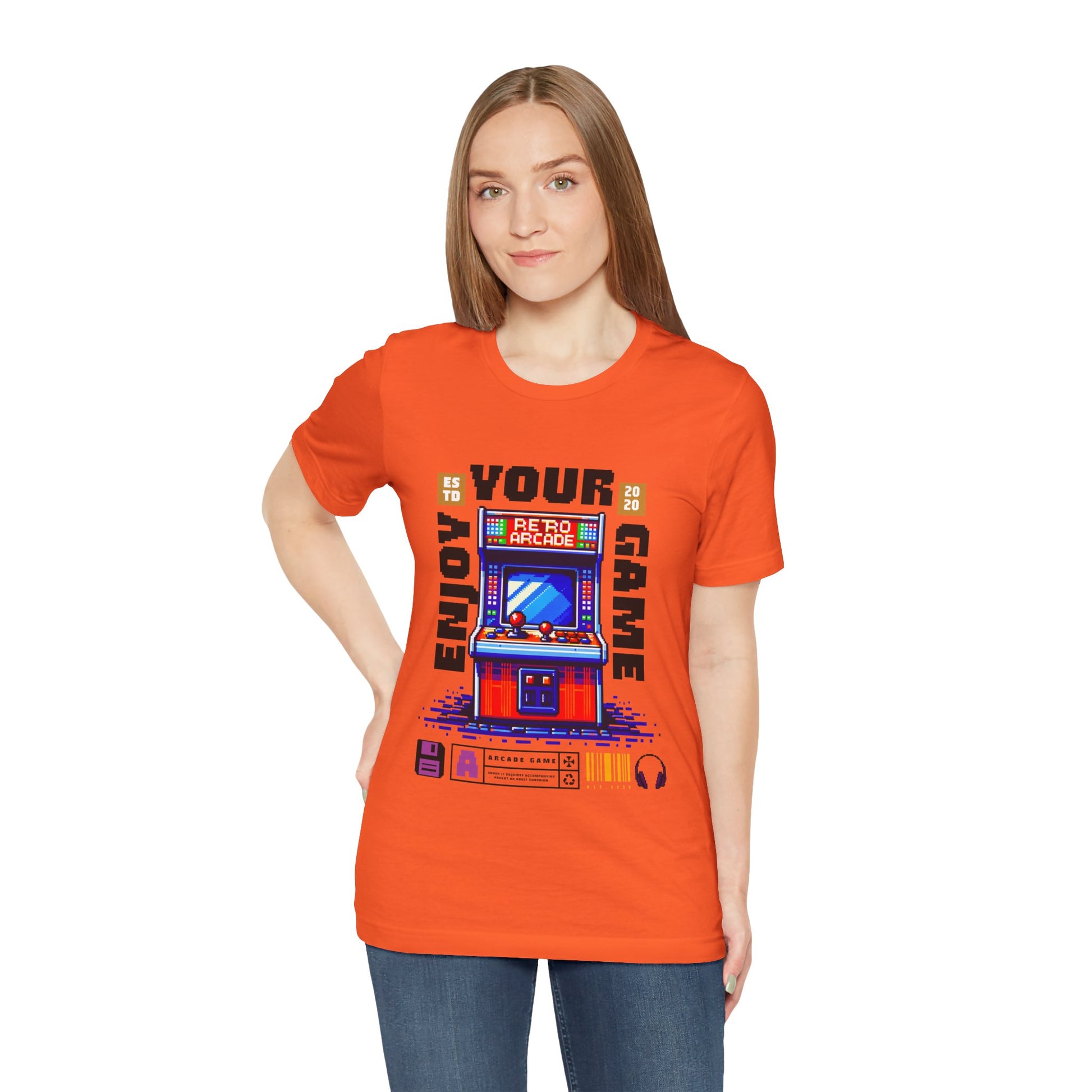 """"''Retro Arcade T-Shirt — Enjoy Your Game Vintage Gaming Tee