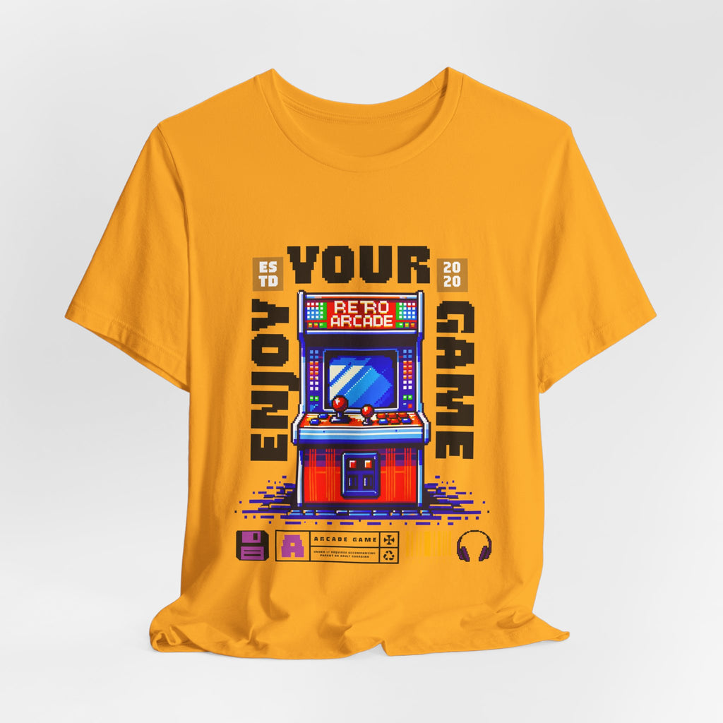 """"''Retro Arcade T-Shirt — Enjoy Your Game Vintage Gaming Tee