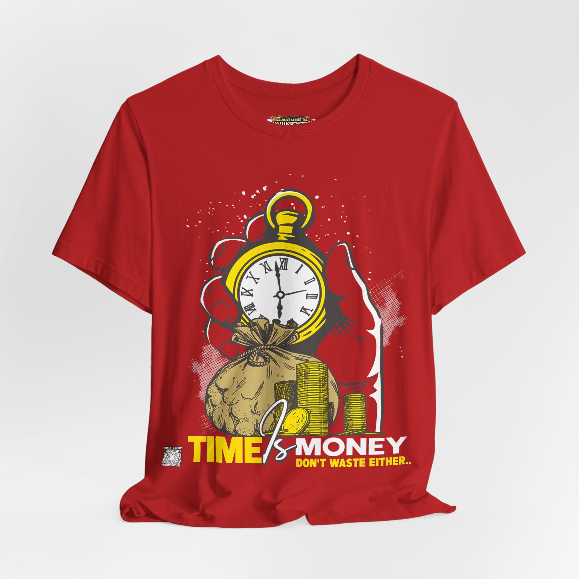 TIME IS MONEY Unisex Jersey Short Sleeve Tee