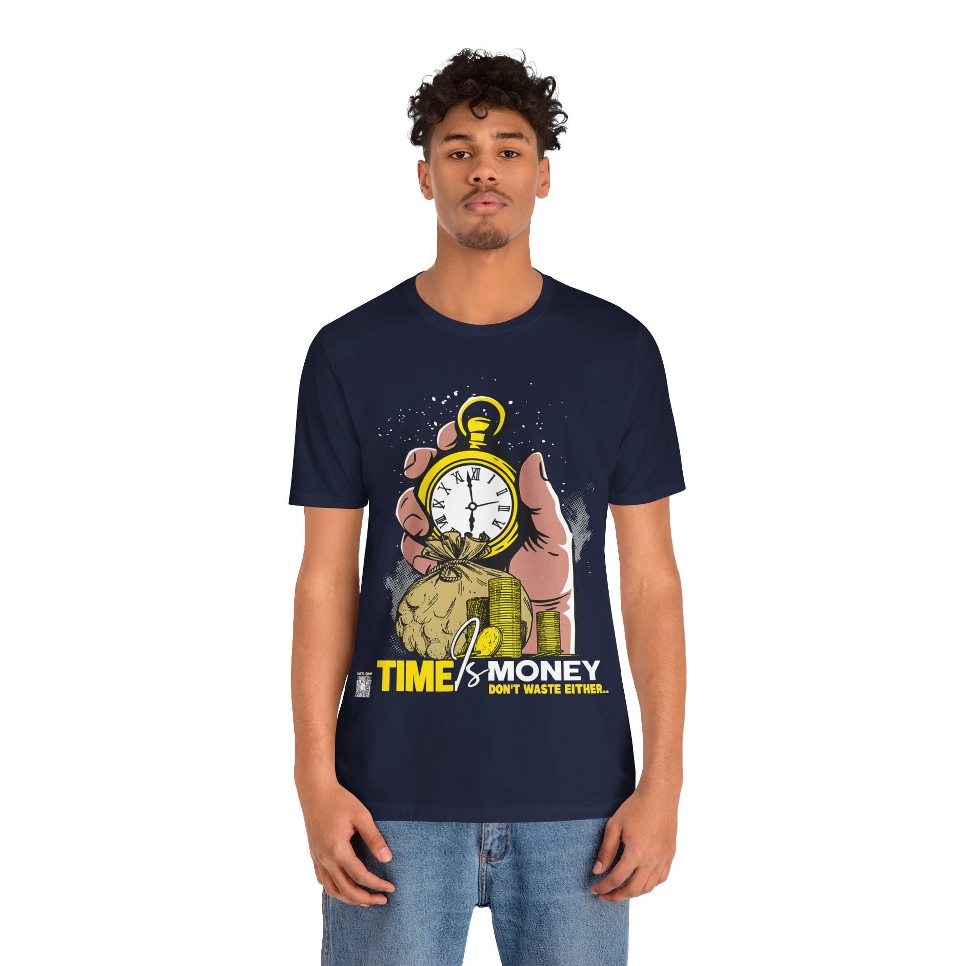 TIME IS MONEY Unisex Jersey Short Sleeve Tee