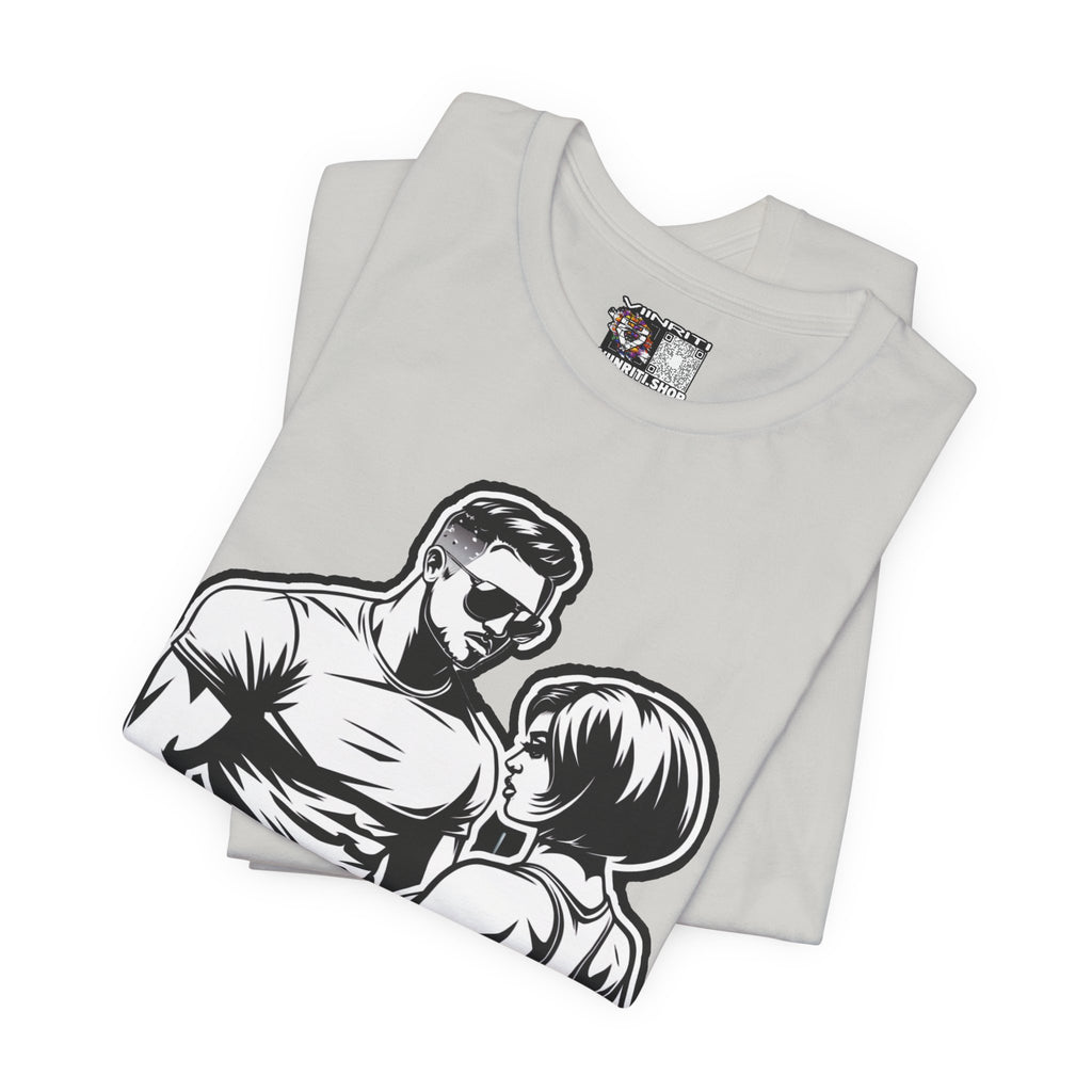 Fitness Humor Men's Tee – 'I’m a Man That Likes the Girls That Be in the Gym'