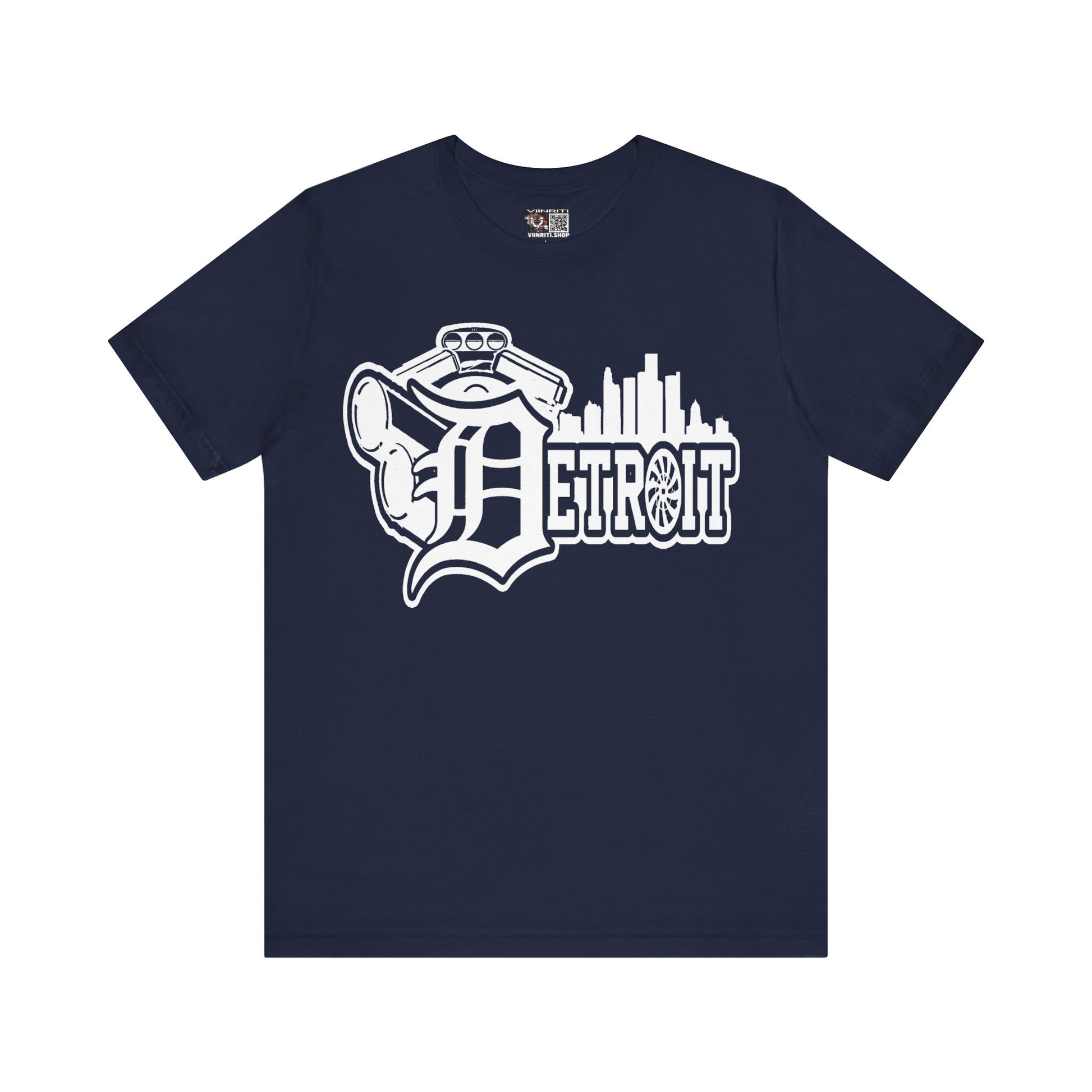 Detroit Skyline Tee — Vintage Motor City Logo T-Shirt
