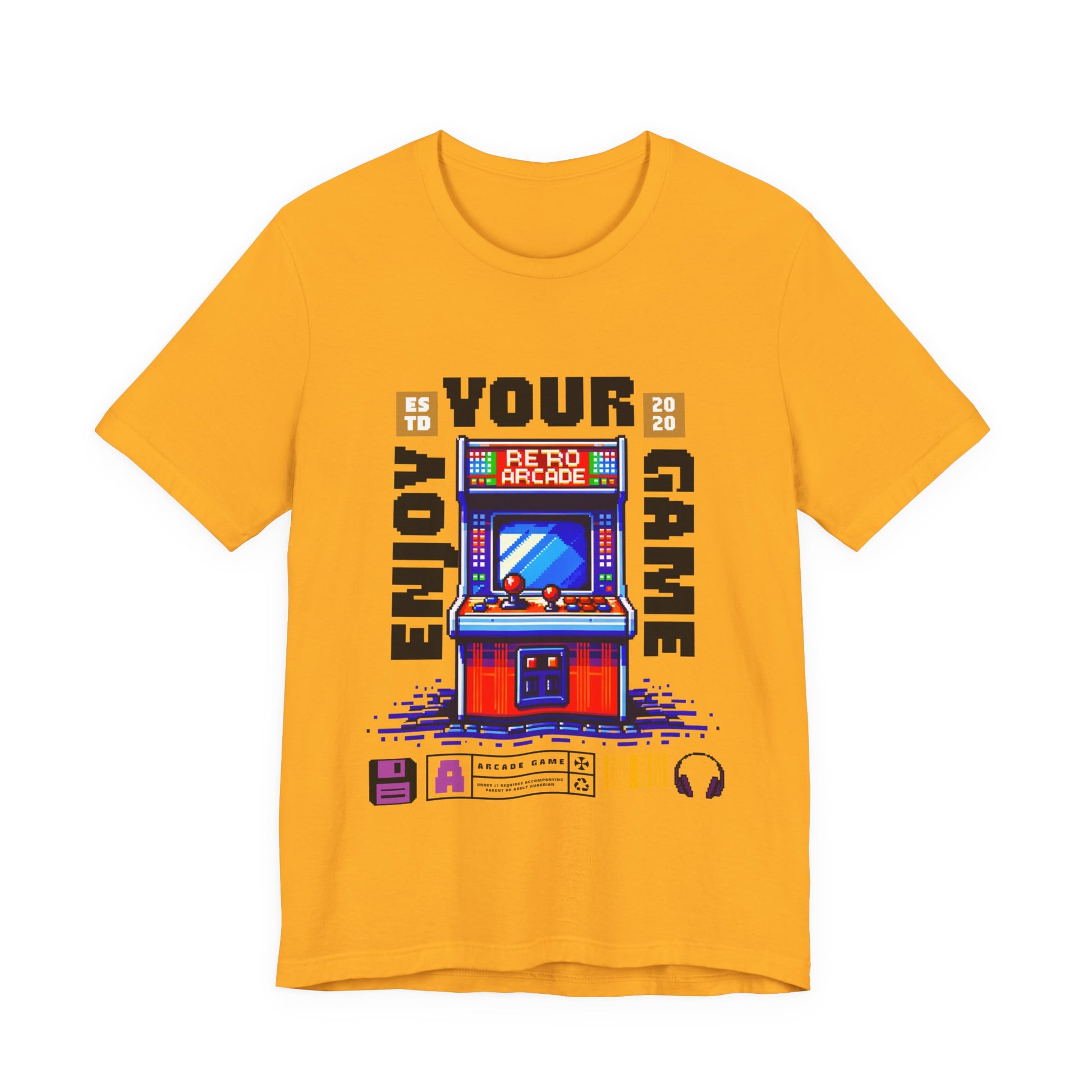 """"''Retro Arcade T-Shirt — Enjoy Your Game Vintage Gaming Tee