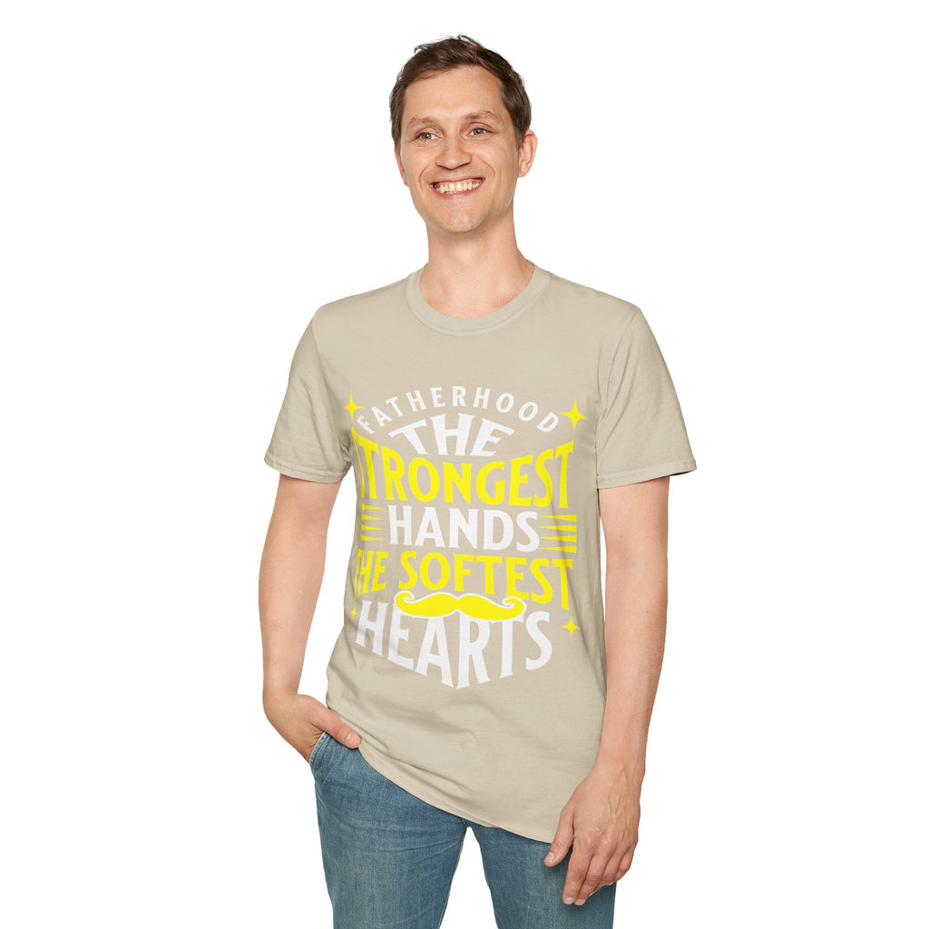 Fatherhood T-Shirt, Softstyle Tee for Dads, Gifts for Father's Day, Casual Wear, Unique Men’s Apparel, Family Celebration Top