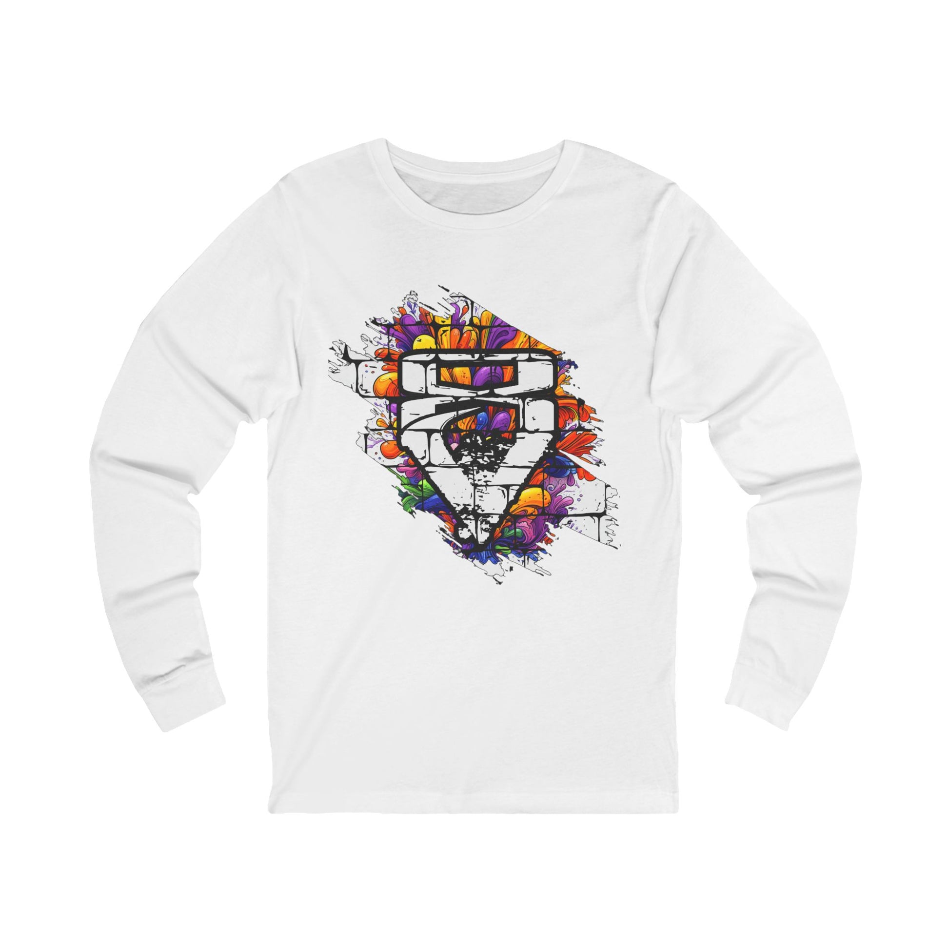 """"VIINRITI Long Sleeve Tee for Creative Souls, Unisex Art Shirt, Trendy Jersey Top, Gift for Creatives, Statement Tee