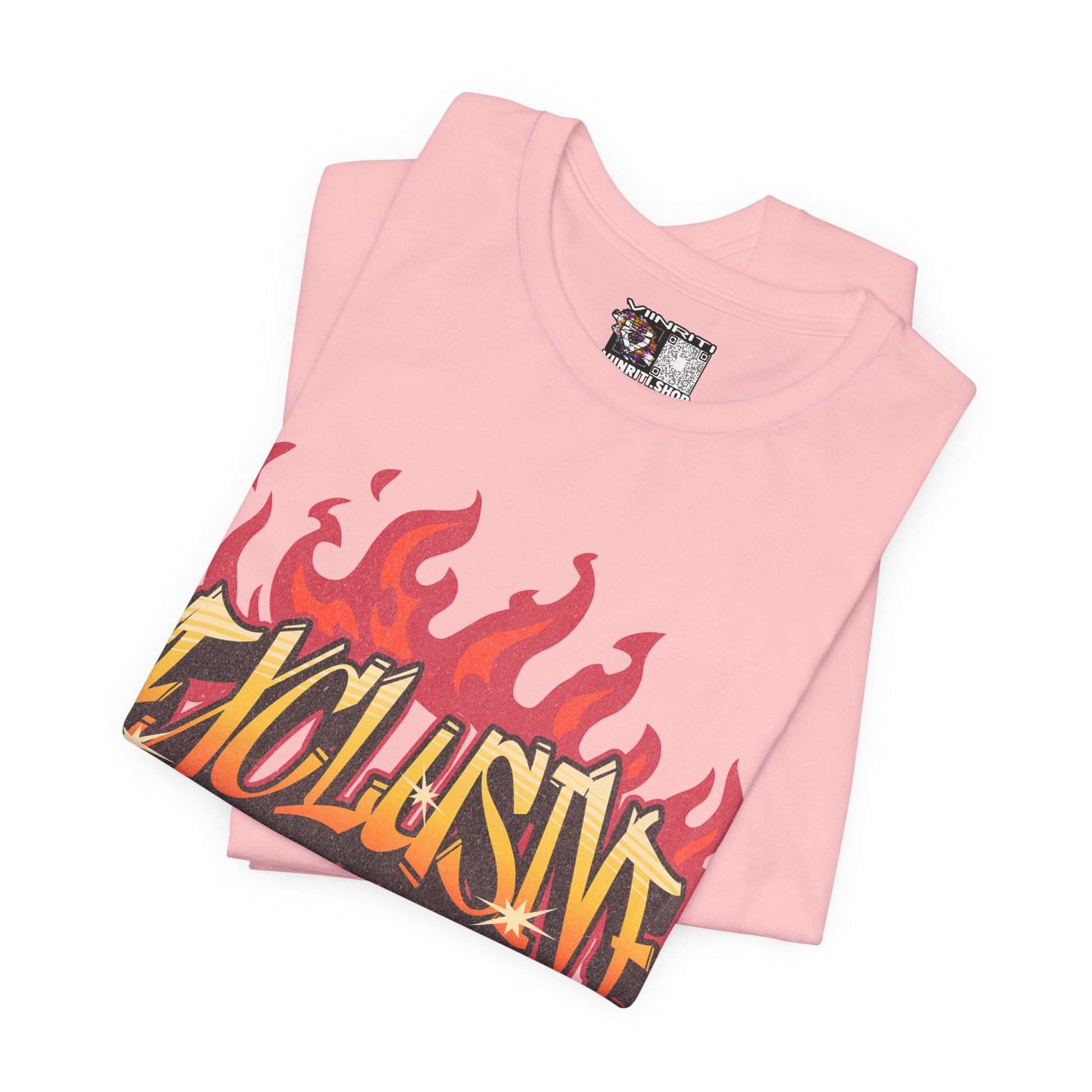 VIINRITI- 'Exclusive' Flame Graphic Streetwear T‑Shirt