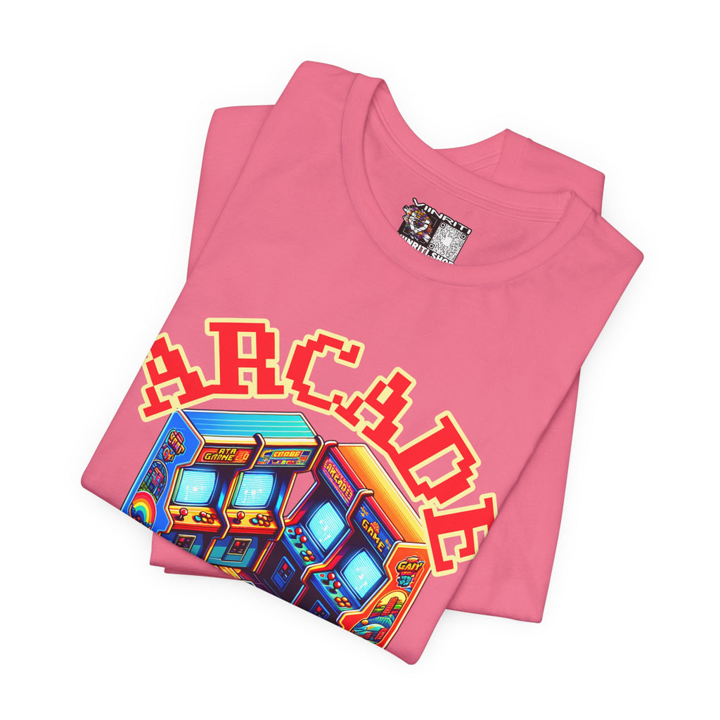 Arcade Game Time Tee — Retro Pixel Arcade Gaming T-Shirt