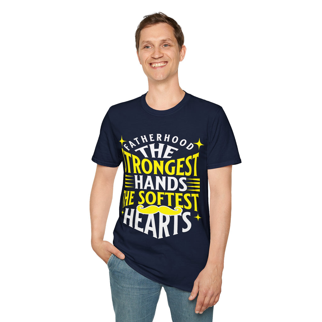 Fatherhood T-Shirt, Softstyle Tee for Dads, Gifts for Father's Day, Casual Wear, Unique Men’s Apparel, Family Celebration Top