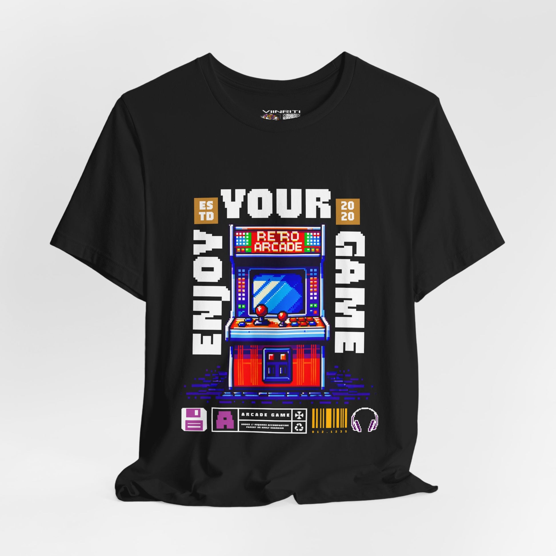 """"''Retro Arcade T-Shirt — Enjoy Your Game Vintage Gaming Tee