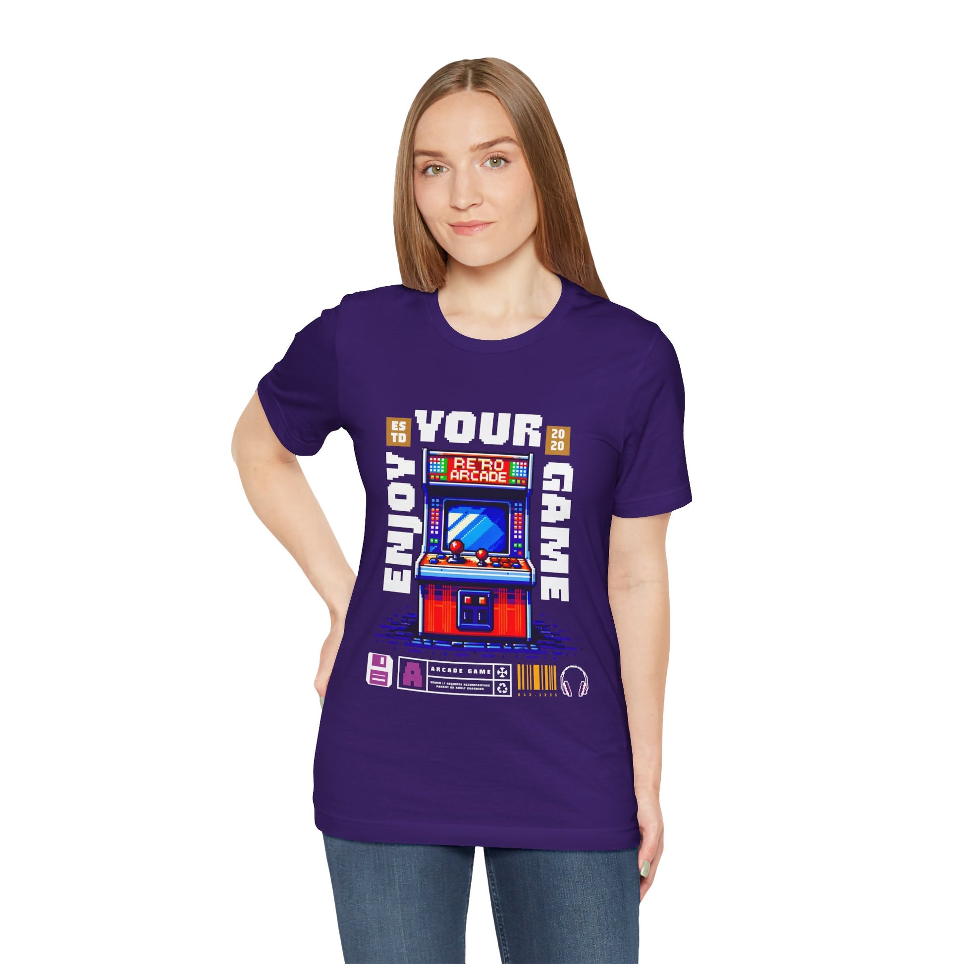 """"''Retro Arcade T-Shirt — Enjoy Your Game Vintage Gaming Tee