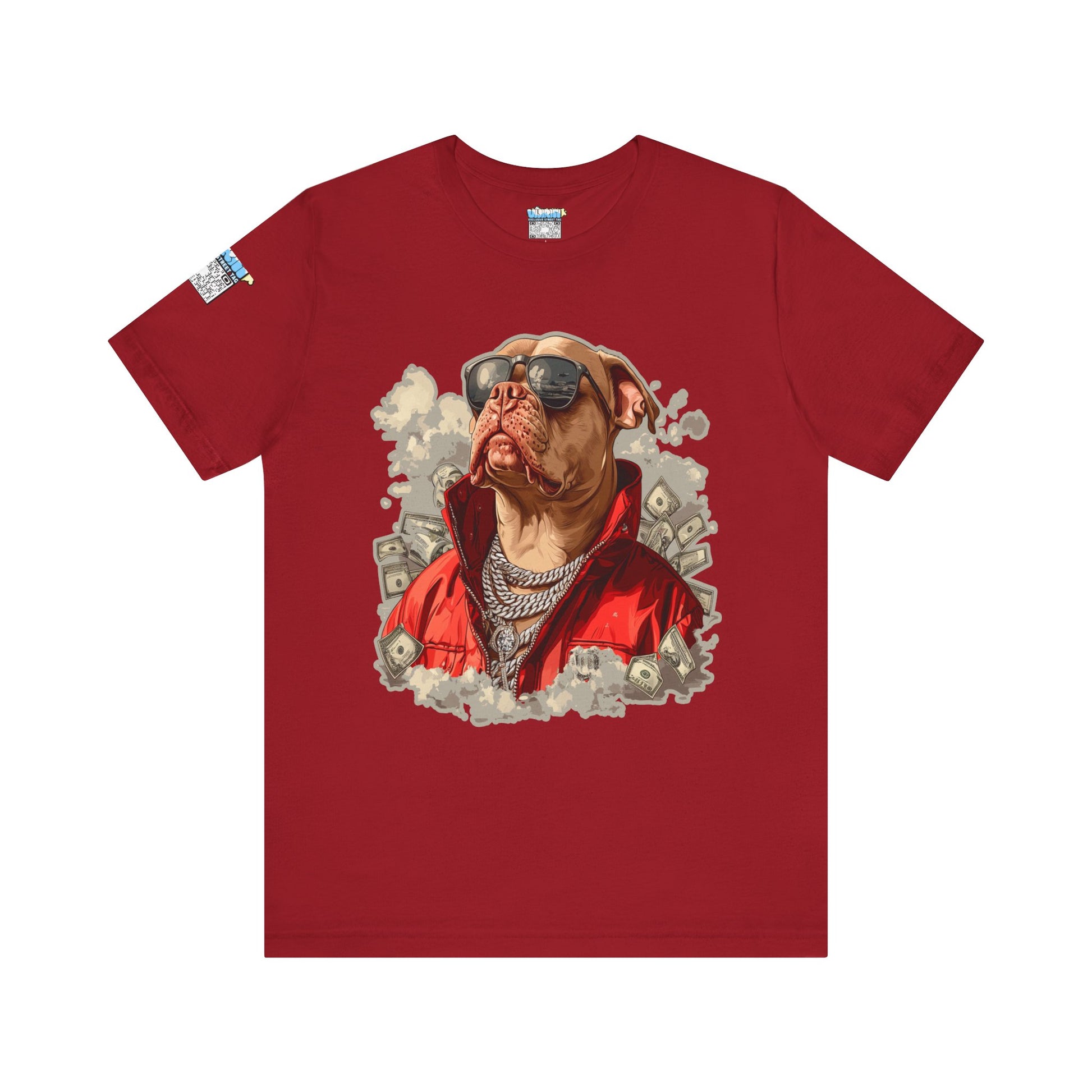 Cool Dog Swagger Tee - Stylish Pet Lover Shirt, Hip Hop Animal Art, Unisex Graphic T-Shirt, Gift for Dog Lovers, Trendy Everyday Wear