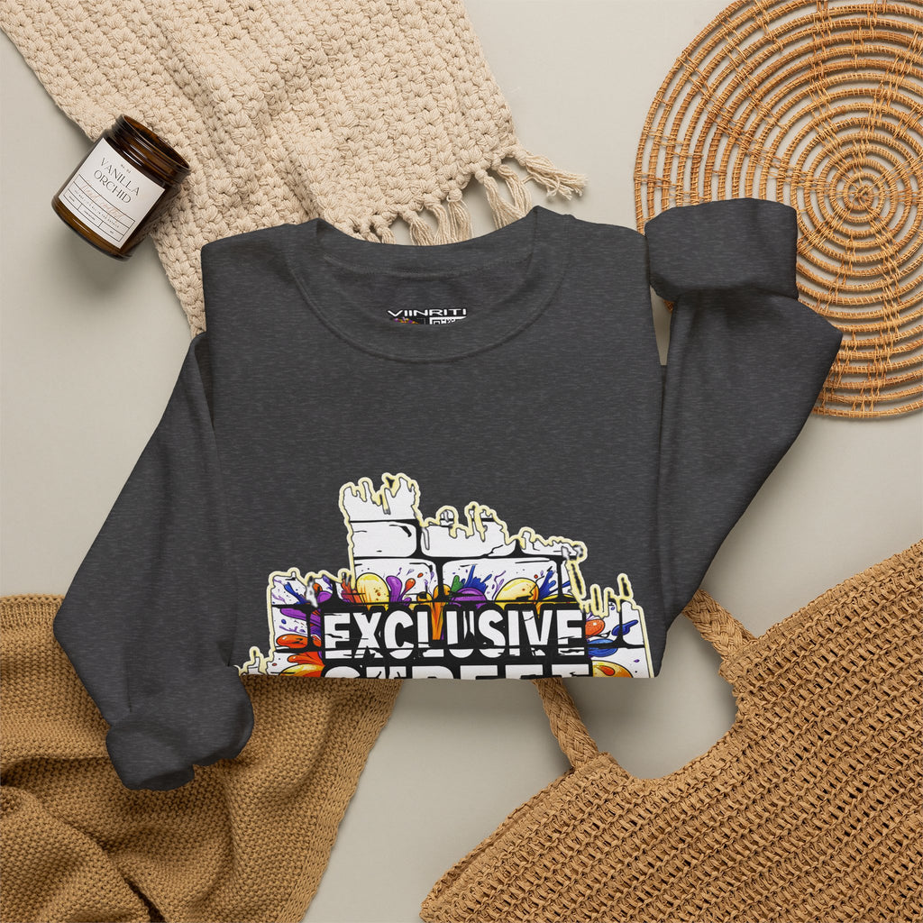 VIINRITI EXCLUSIVE Graffiti 'Exclusive Street Tag' Crewneck Sweatshirt