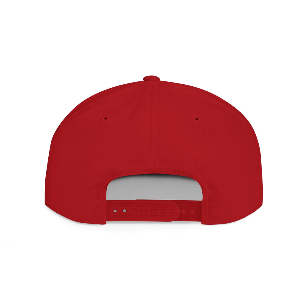 V Flat Bill Snapback Cap
