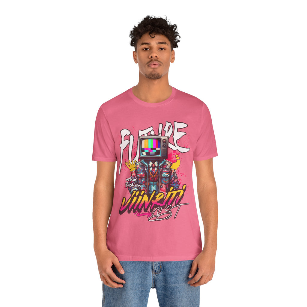 """"" VIINRITI  EXCLUSIVE Retro TV Robot Graphic Tee — "Vibe In Reset" Streetwear T-Shirt