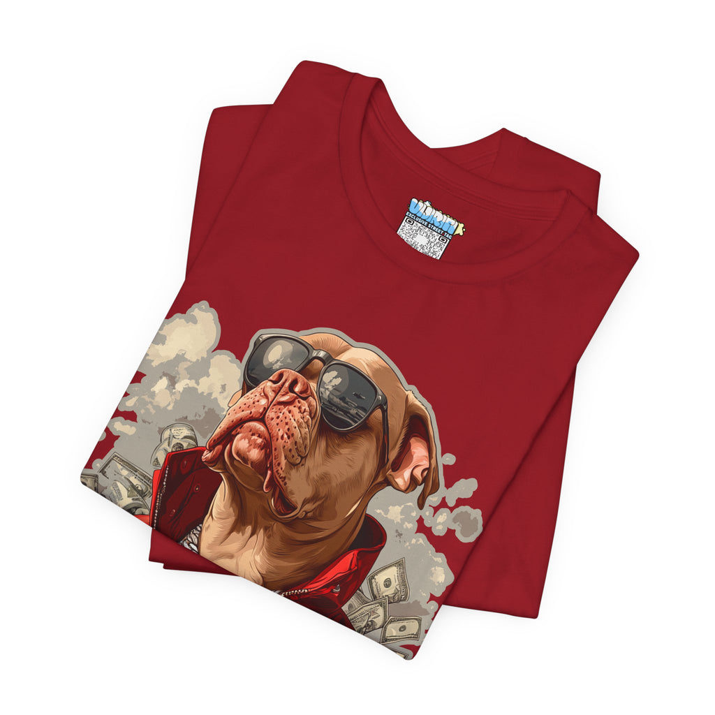 Cool Dog Swagger Tee - Stylish Pet Lover Shirt, Hip Hop Animal Art, Unisex Graphic T-Shirt, Gift for Dog Lovers, Trendy Everyday Wear