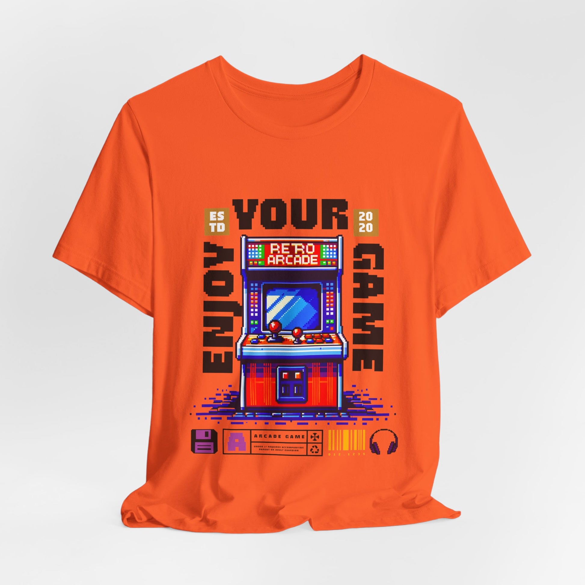 """"''Retro Arcade T-Shirt — Enjoy Your Game Vintage Gaming Tee