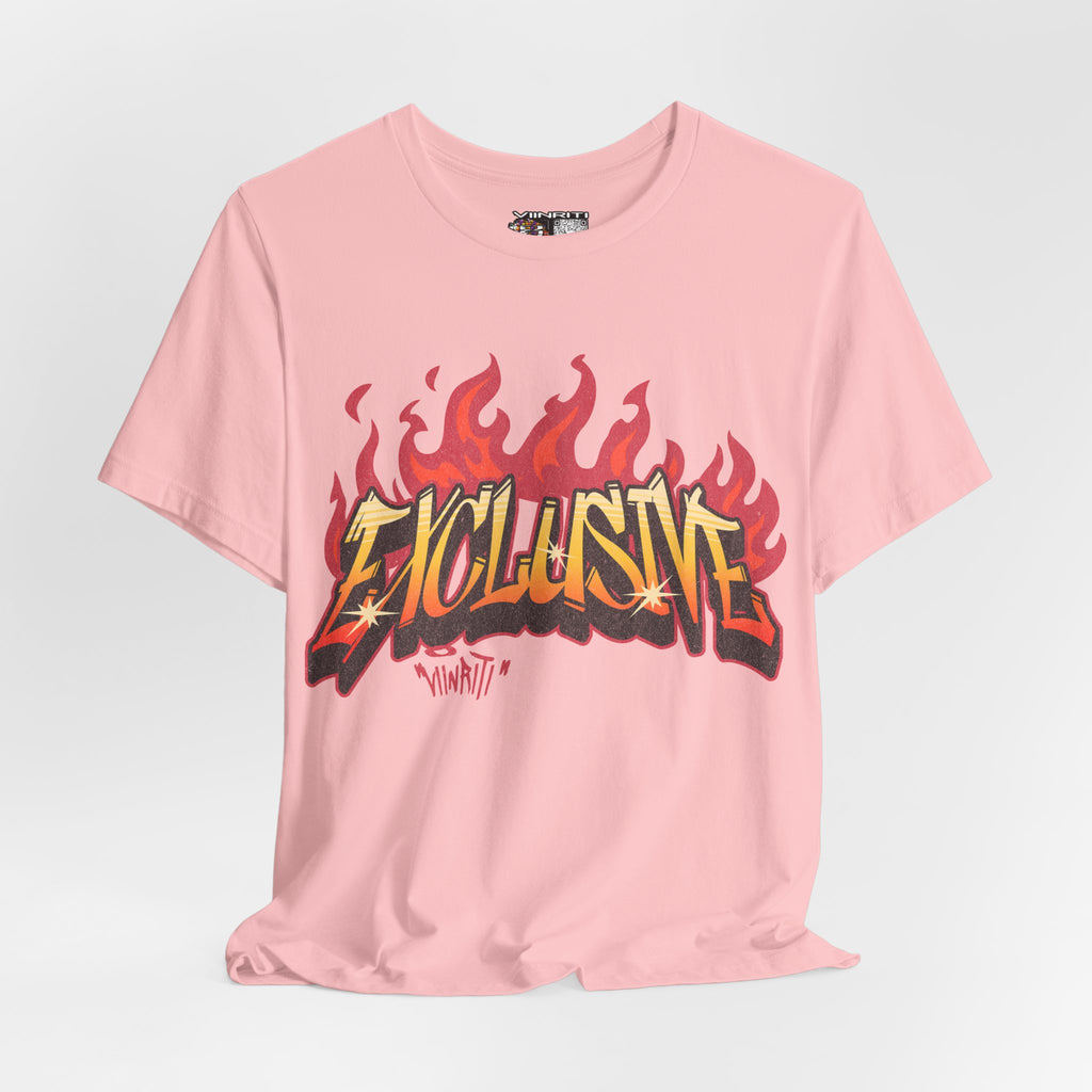 VIINRITI- 'Exclusive' Flame Graphic Streetwear T‑Shirt