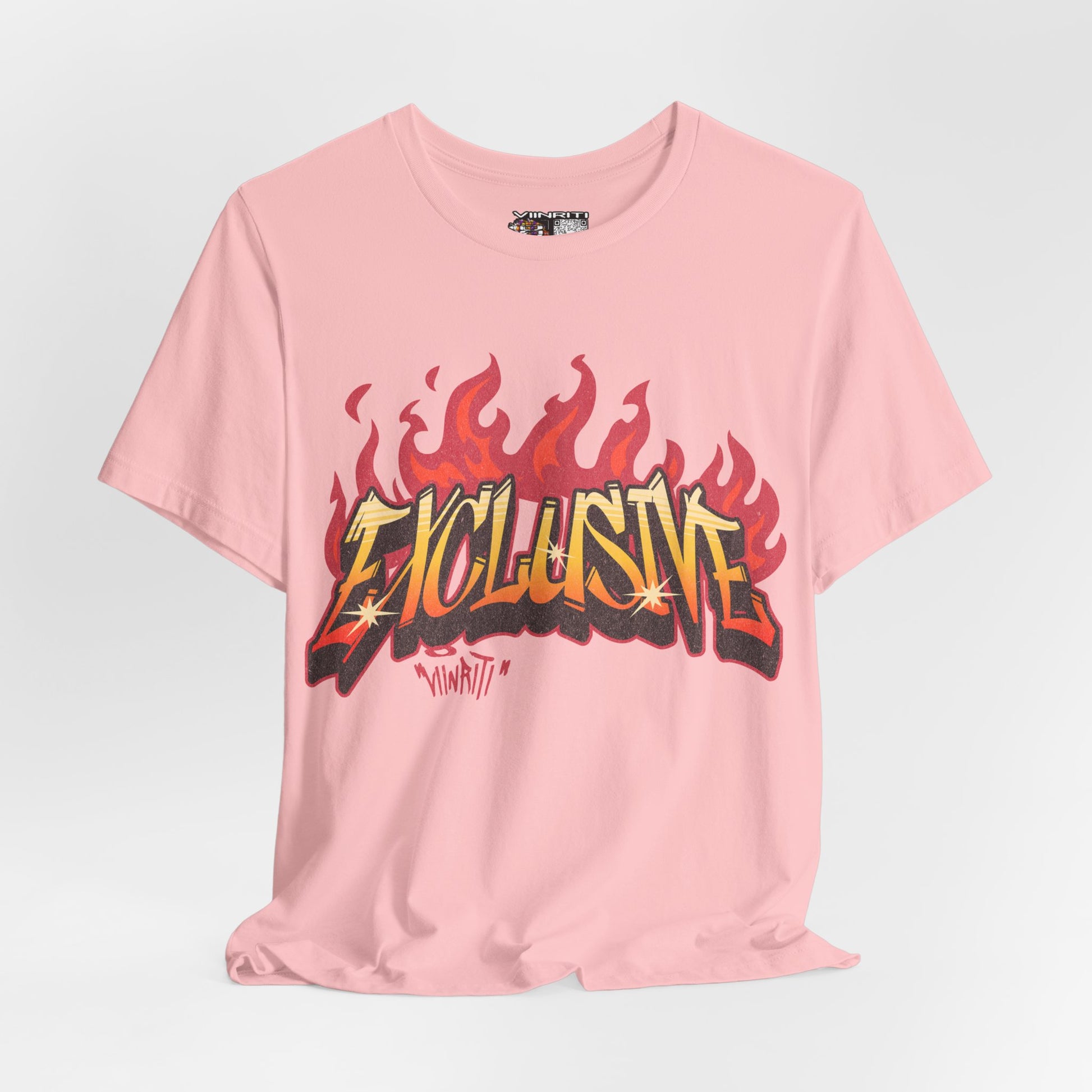 VIINRITI- 'Exclusive' Flame Graphic Streetwear T‑Shirt