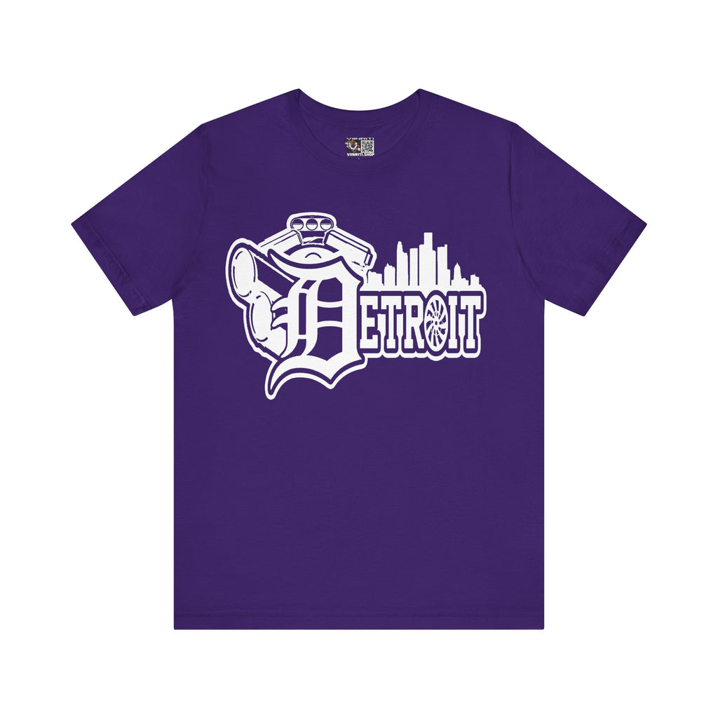Detroit Skyline Tee — Vintage Motor City Logo T-Shirt