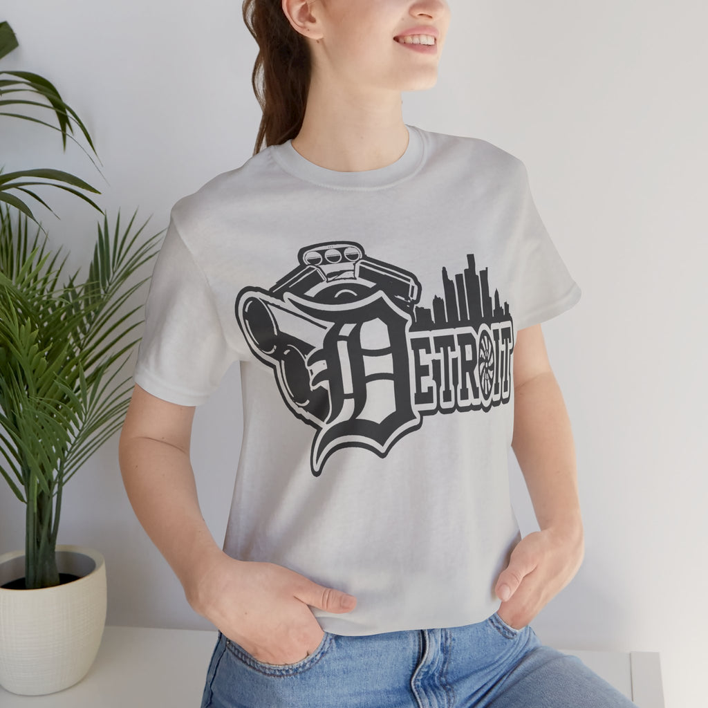 Detroit Skyline Tee — Vintage Motor City Logo T-Shirt