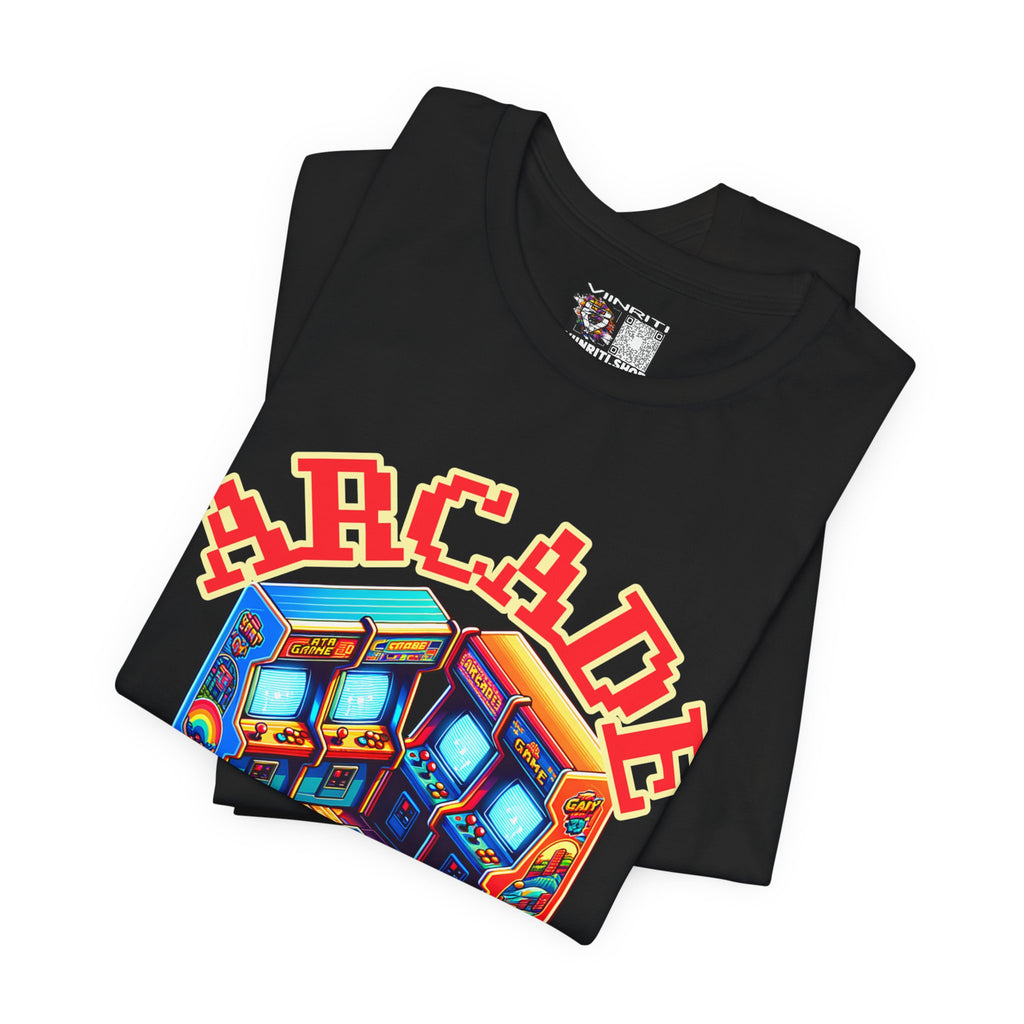 Arcade Game Time Tee — Retro Pixel Arcade Gaming T-Shirt