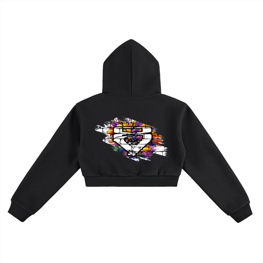 "Viinriti Essential Cropped Hoodie