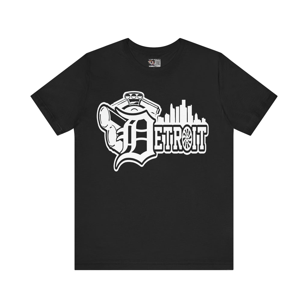 Detroit Skyline Tee — Vintage Motor City Logo T-Shirt