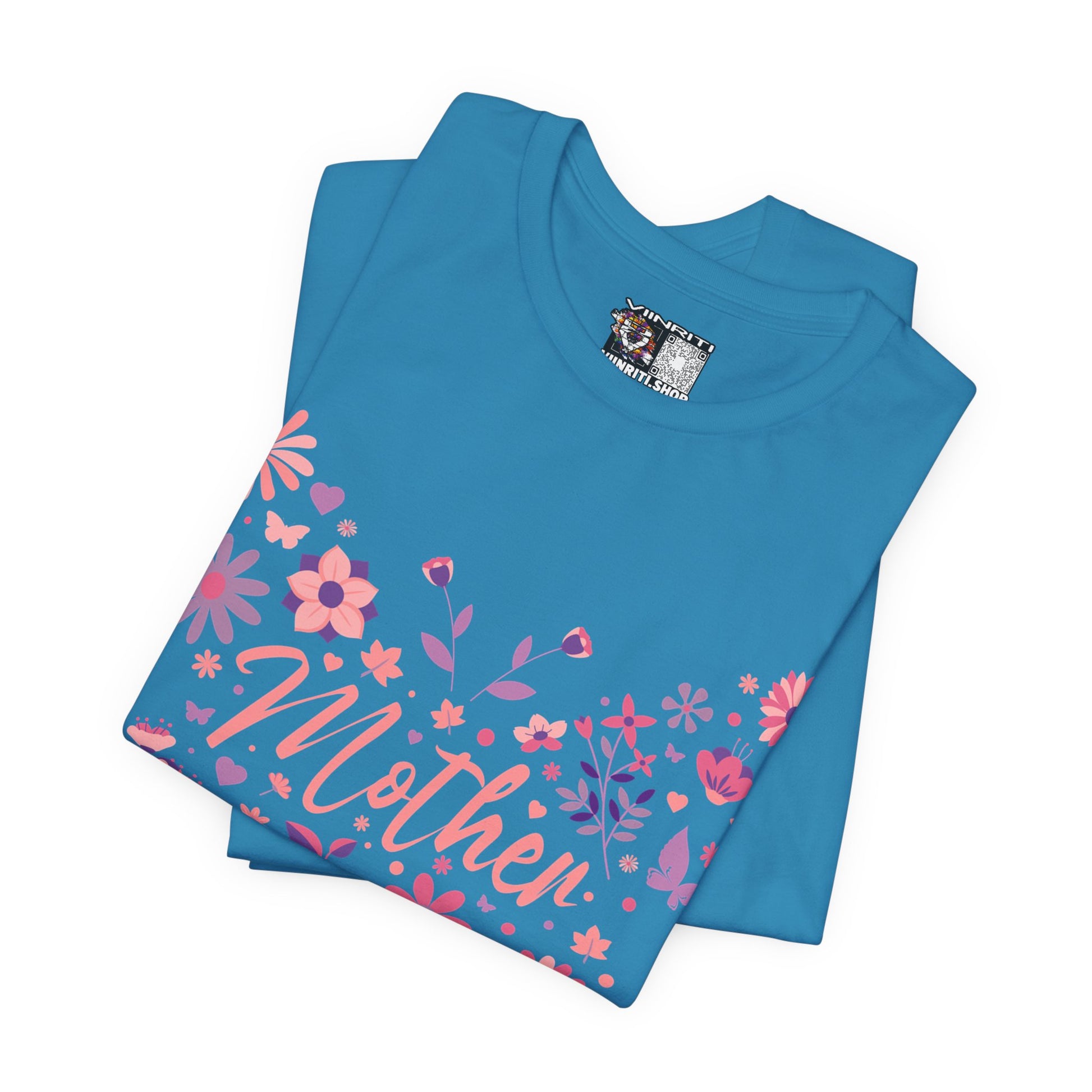 Butterfly Mother T-Shirt,Tee for Mom, Floral Gift, Birthday Present, Mother's Day Apparel, Cute Butterfly Design