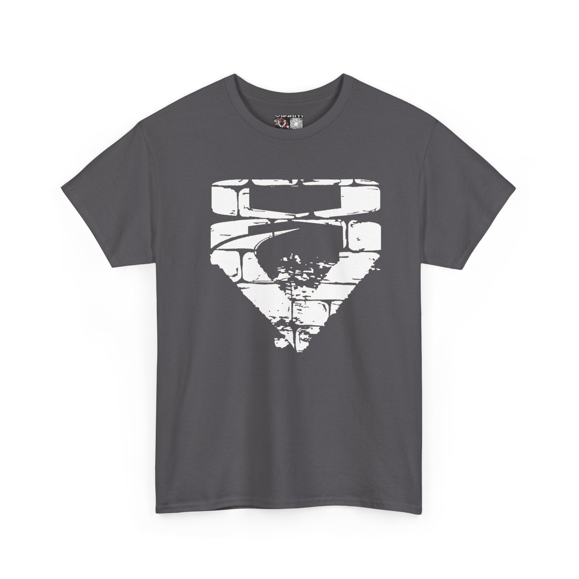 """"VIINRITI Snake Head Graphic Tee — Fierce Black Snake Illustration T-Shirt