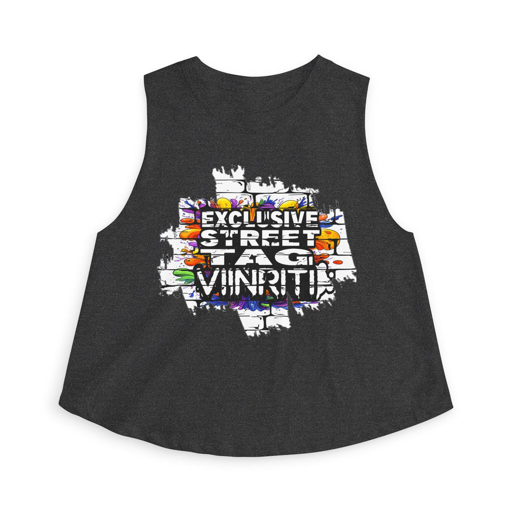 """" Viinriti Graffiti Brick 'Exclusive Street Tag' Women's Crop Top