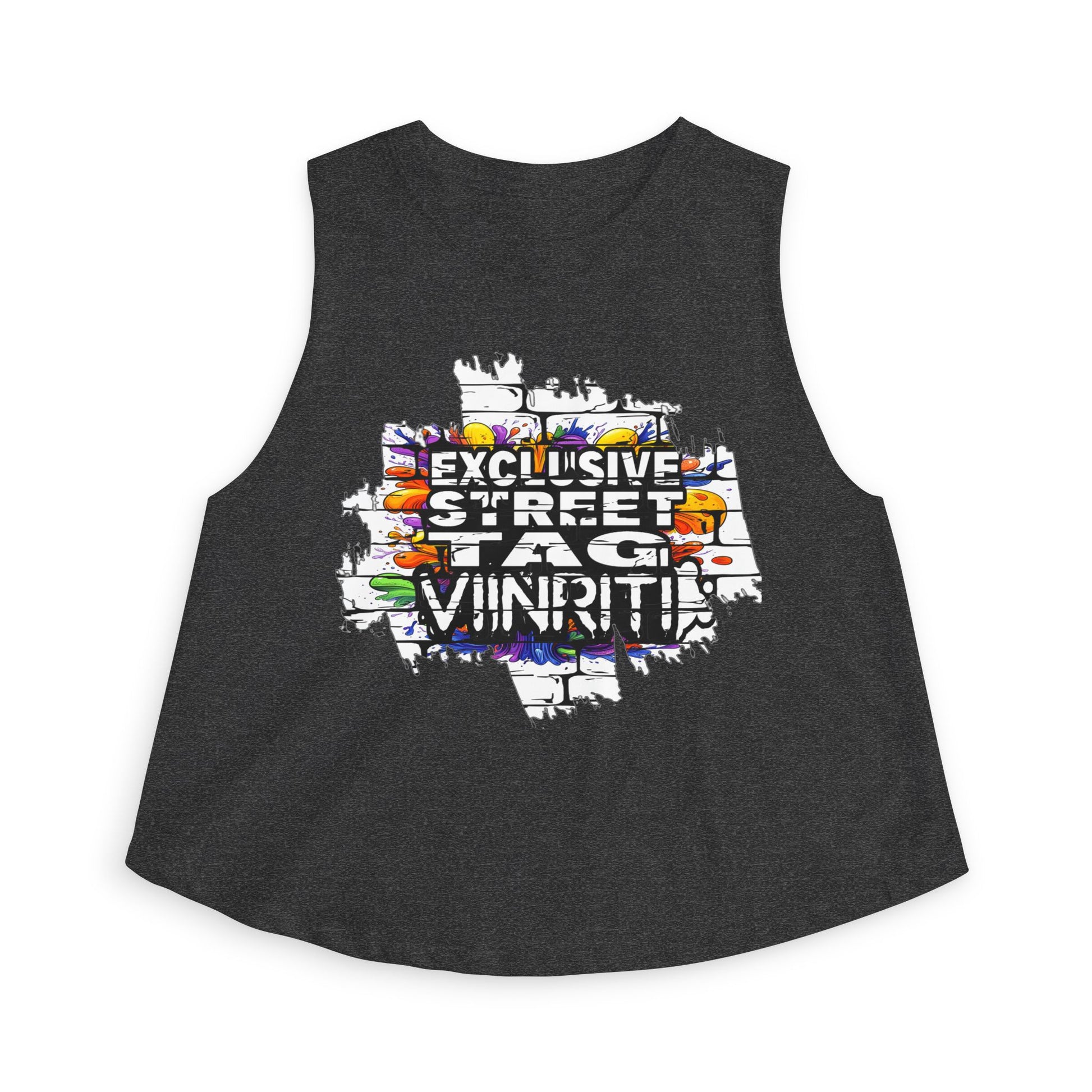 """" Viinriti Graffiti Brick 'Exclusive Street Tag' Women's Crop Top