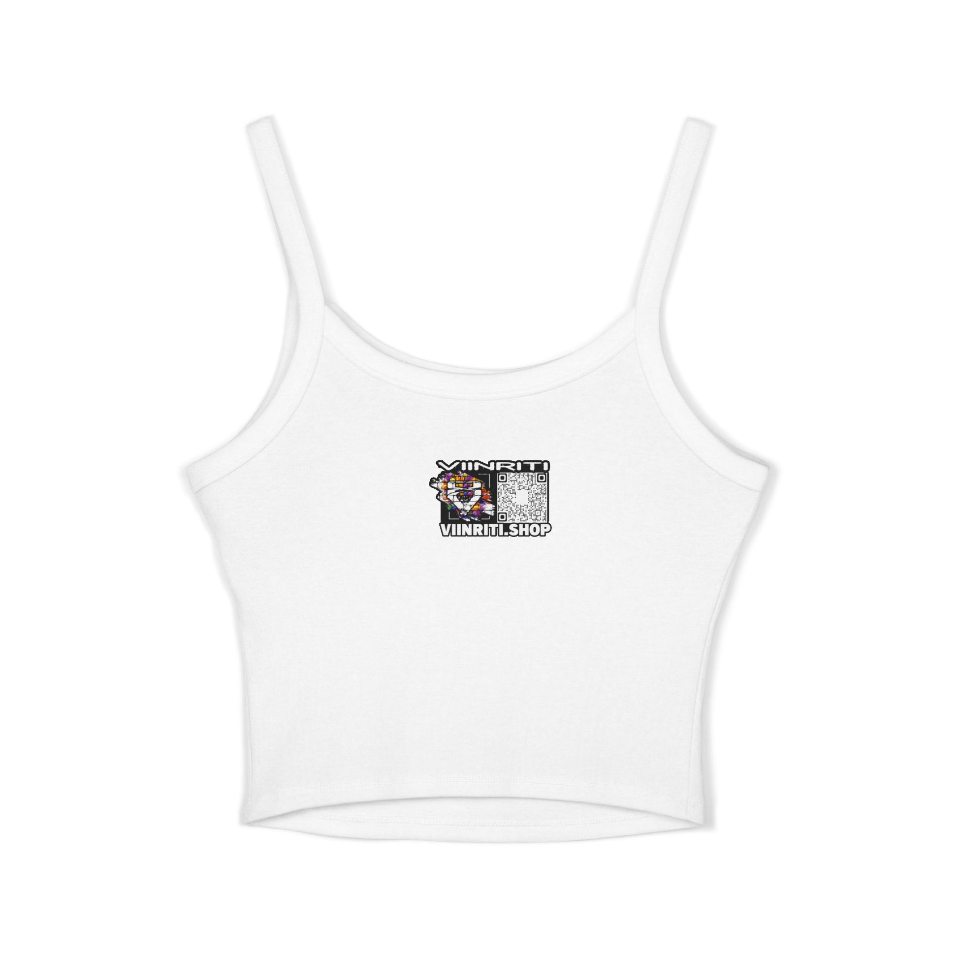 Cosmic Girl  Crop Tank Top — Abstract Galaxy Face Art