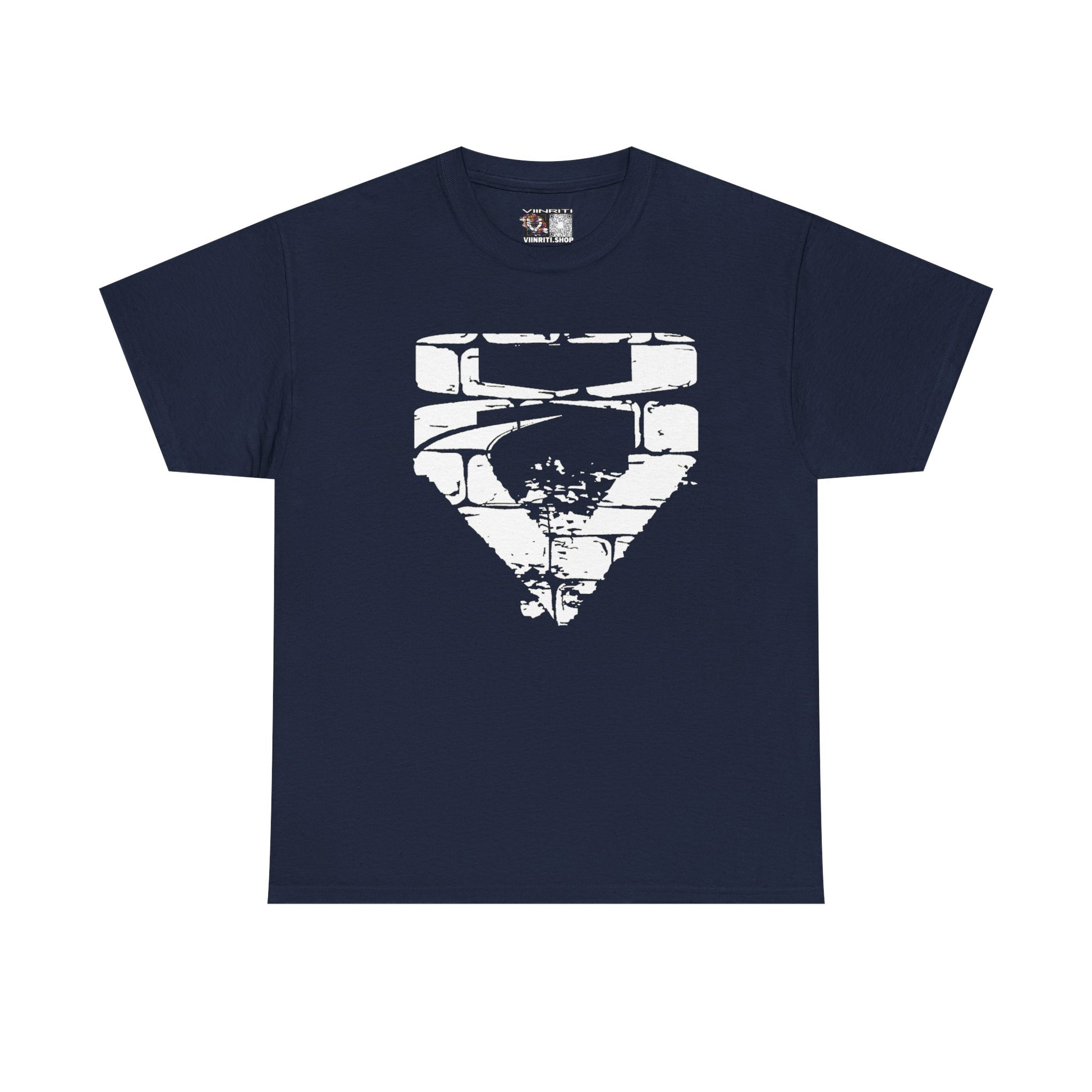 """"VIINRITI Snake Head Graphic Tee — Fierce Black Snake Illustration T-Shirt