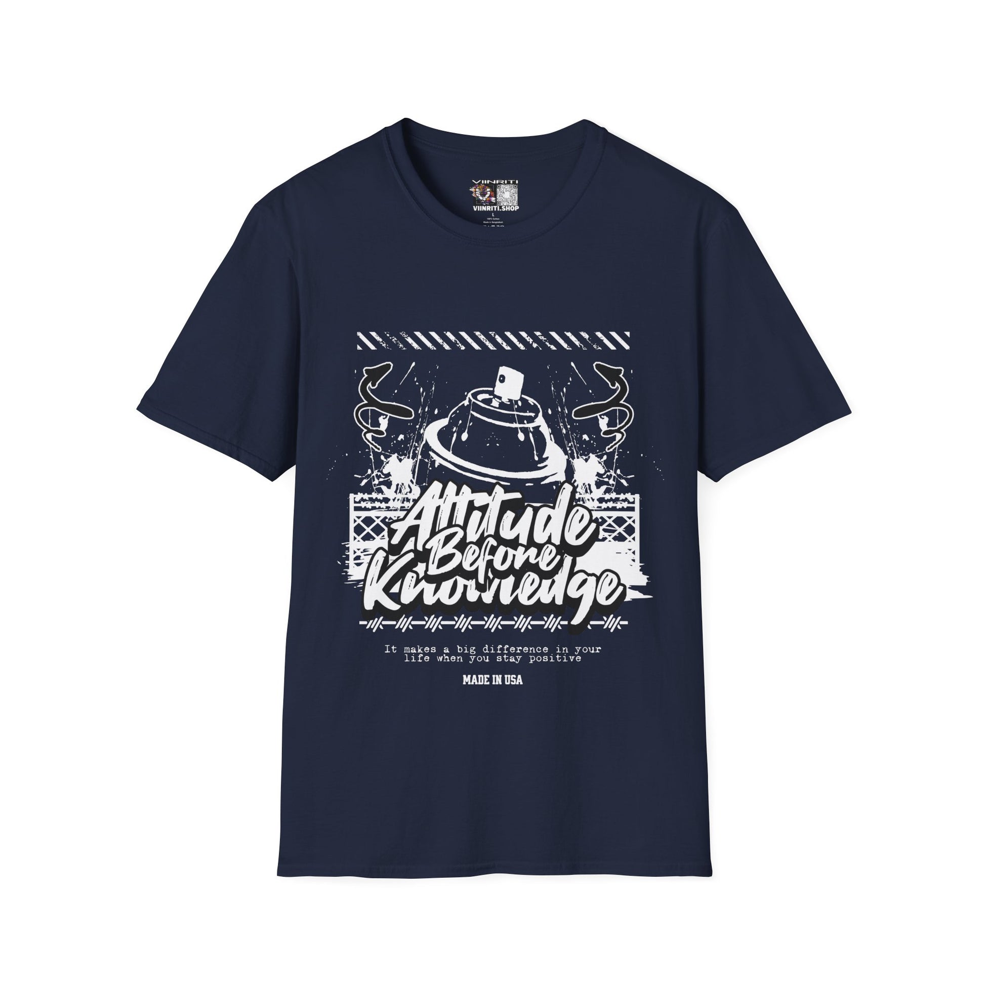 Attitude Before Knowledge Graphic Tee