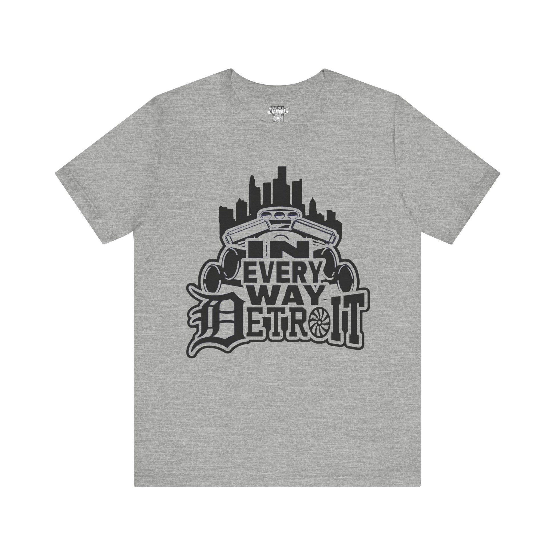 Detroit Big Pipes Unisex Tee, City Pride Shirt, Automotive Enthusiast Top, Casual Wear, Gift for Detroit Lovers