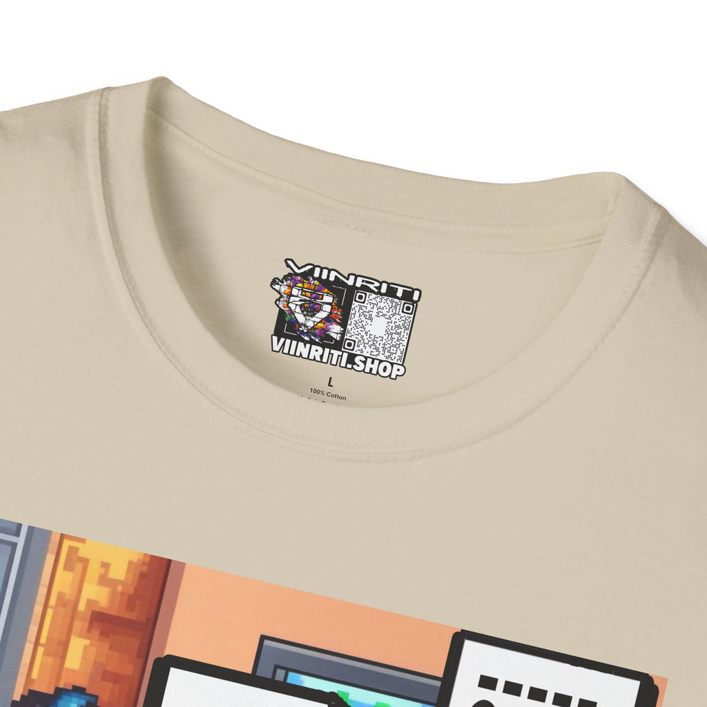 Gamer Comic T-Shirt — “I’m Trying to Play the Game” Pixel Art Tee
