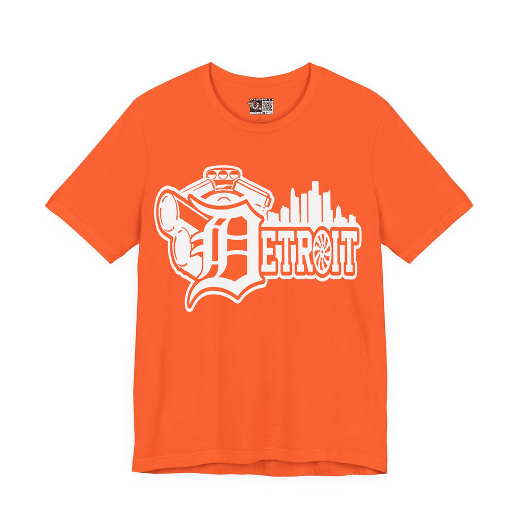 Detroit Skyline Tee — Vintage Motor City Logo T-Shirt