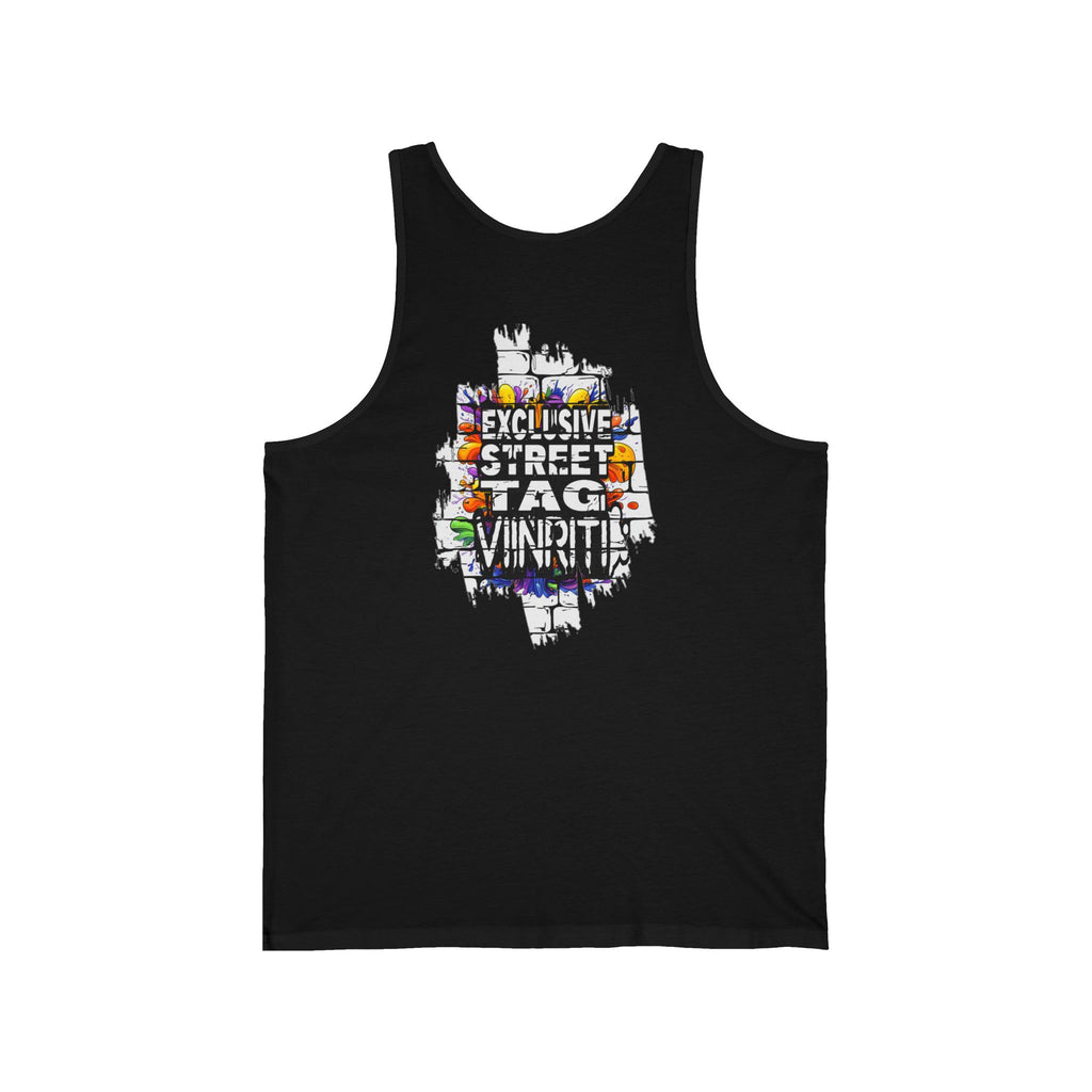 """" Viinriti Street Tag Vividity Tank Top — Graffiti Urban Art Sleeveless Tee