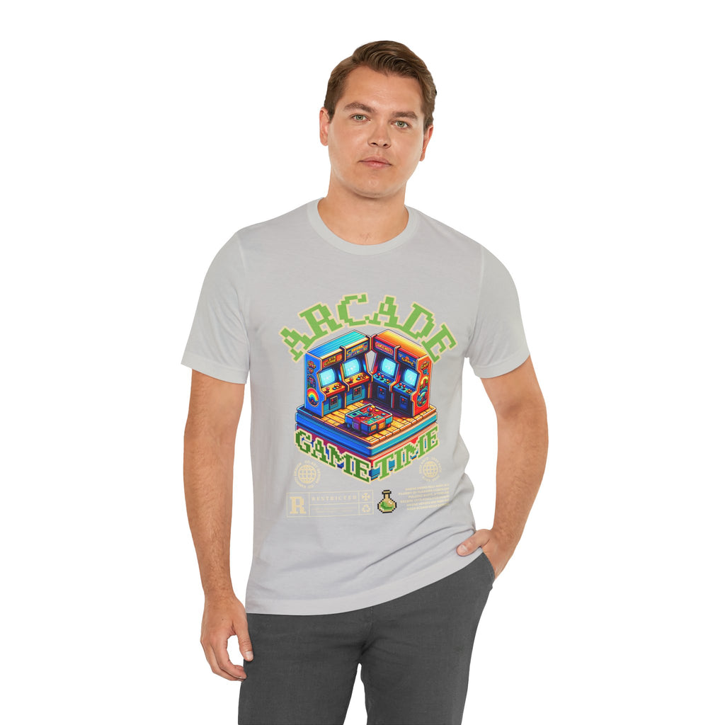 Arcade Game Time Tee — Retro Pixel Arcade Gaming T-Shirt
