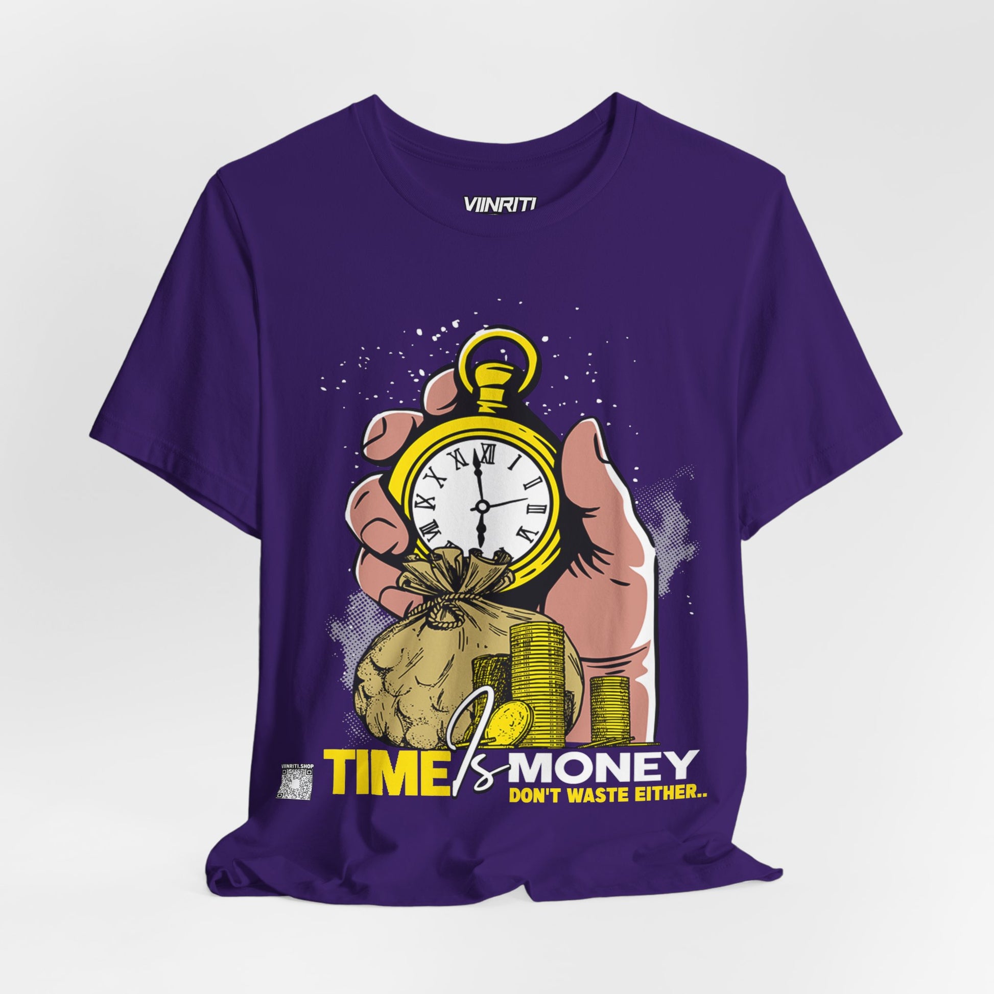 TIME IS MONEY Unisex Jersey Short Sleeve Tee