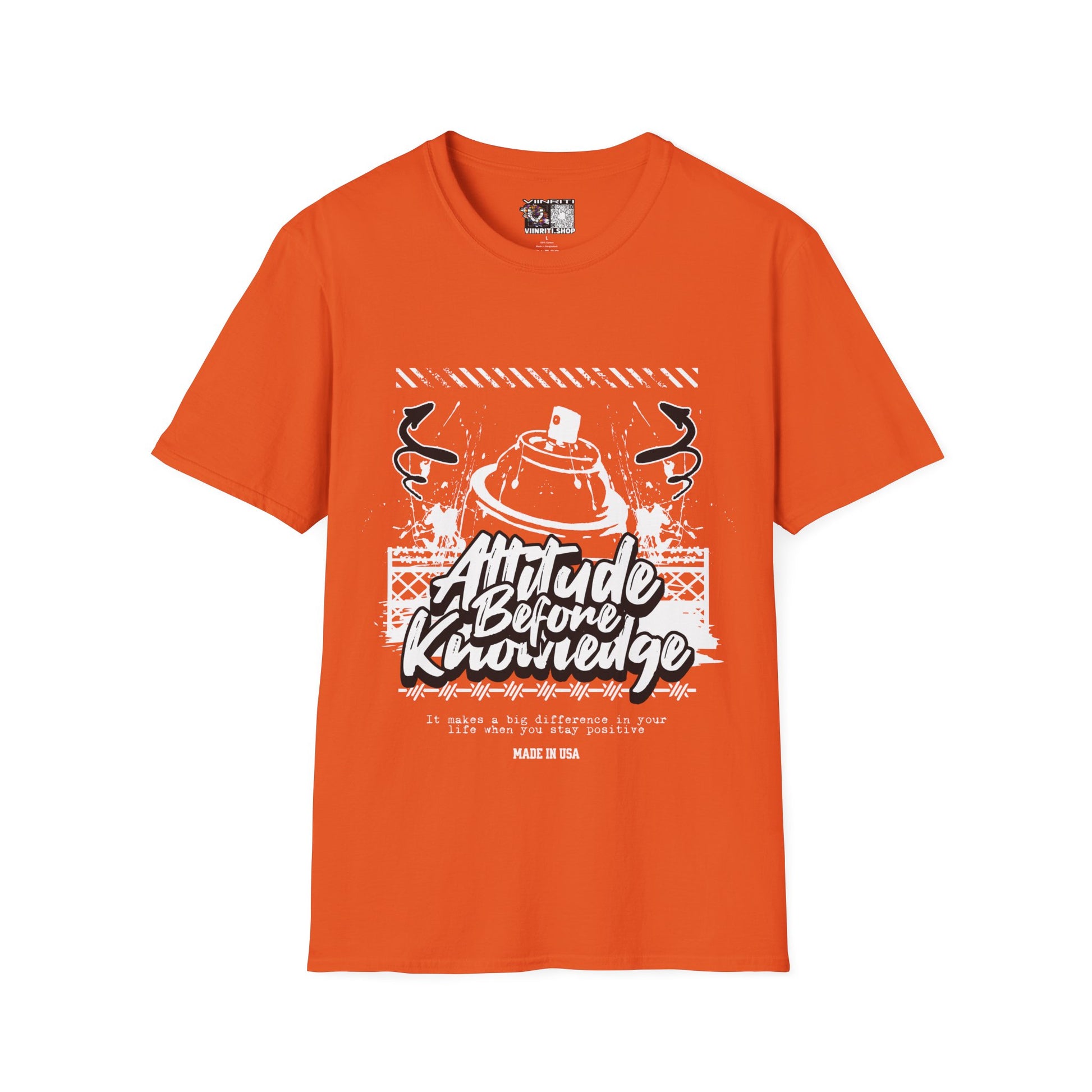 Attitude Before Knowledge Graphic Tee