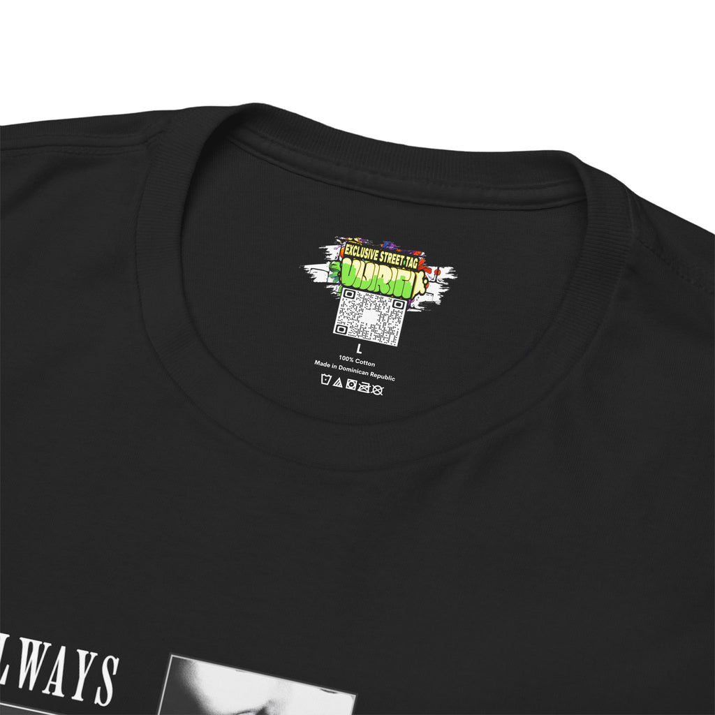 "Always Use Your Brain Graphic Unisex Heavy Cotton Tee with Unique Design, Casual Wear, Gift for Art Lovers, Festival Outfit, Statement T-Shirt