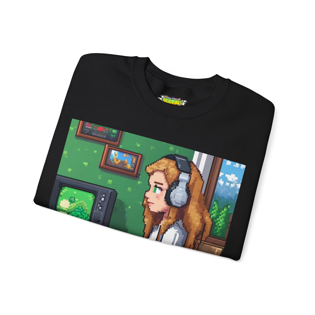 Retro Gamer Sweatshirt | Cozy Crewneck for Gaming Lovers, Video Game Gift, Casual Wear, Unisex Apparel, Perfect for Gamers