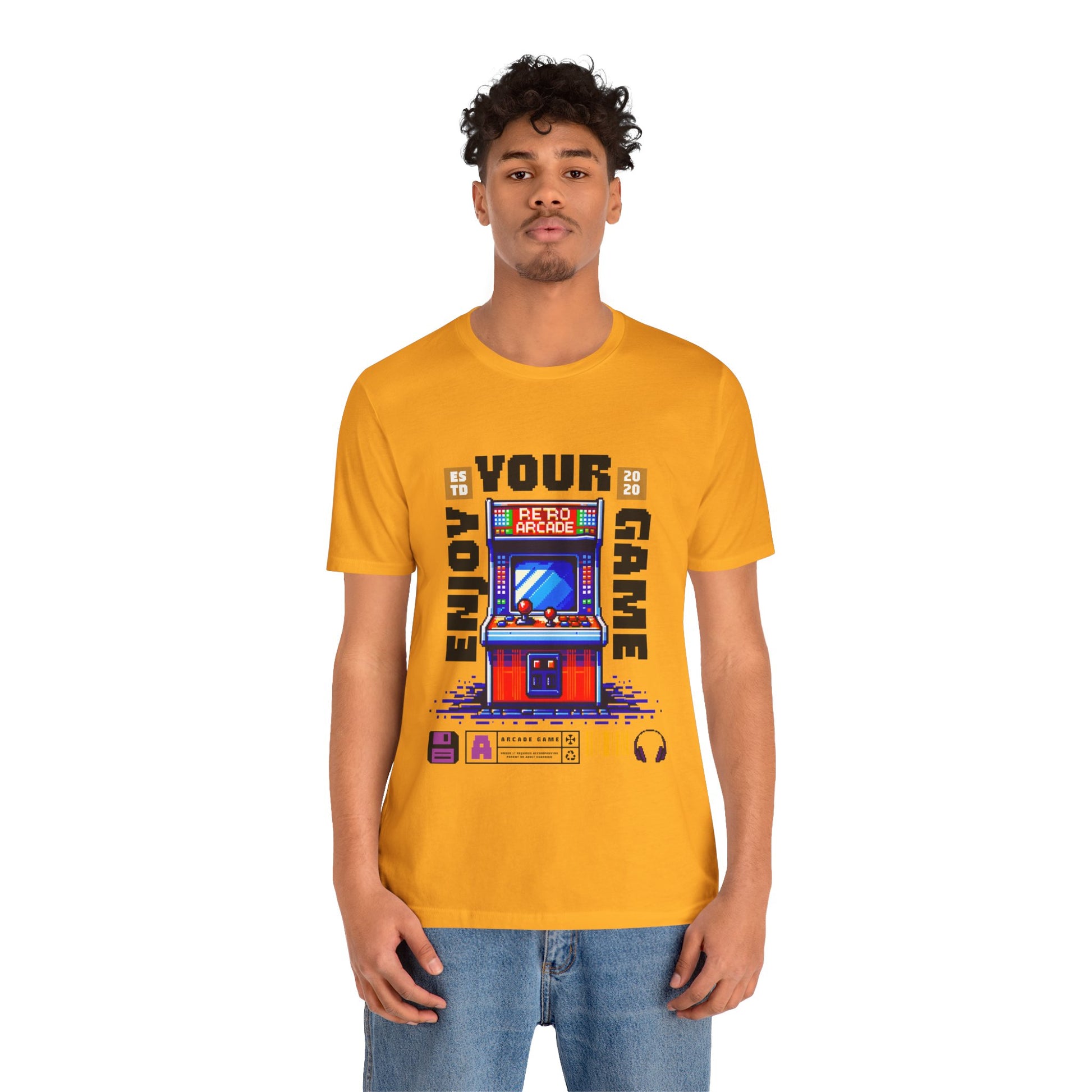 """"''Retro Arcade T-Shirt — Enjoy Your Game Vintage Gaming Tee
