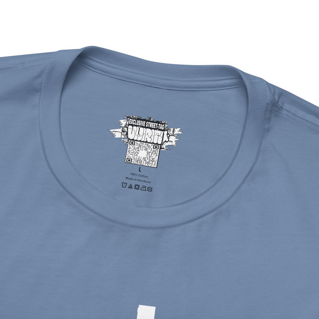 Detroit D Monochrome Tee — City Skyline & Motor Graphic T-Shirt