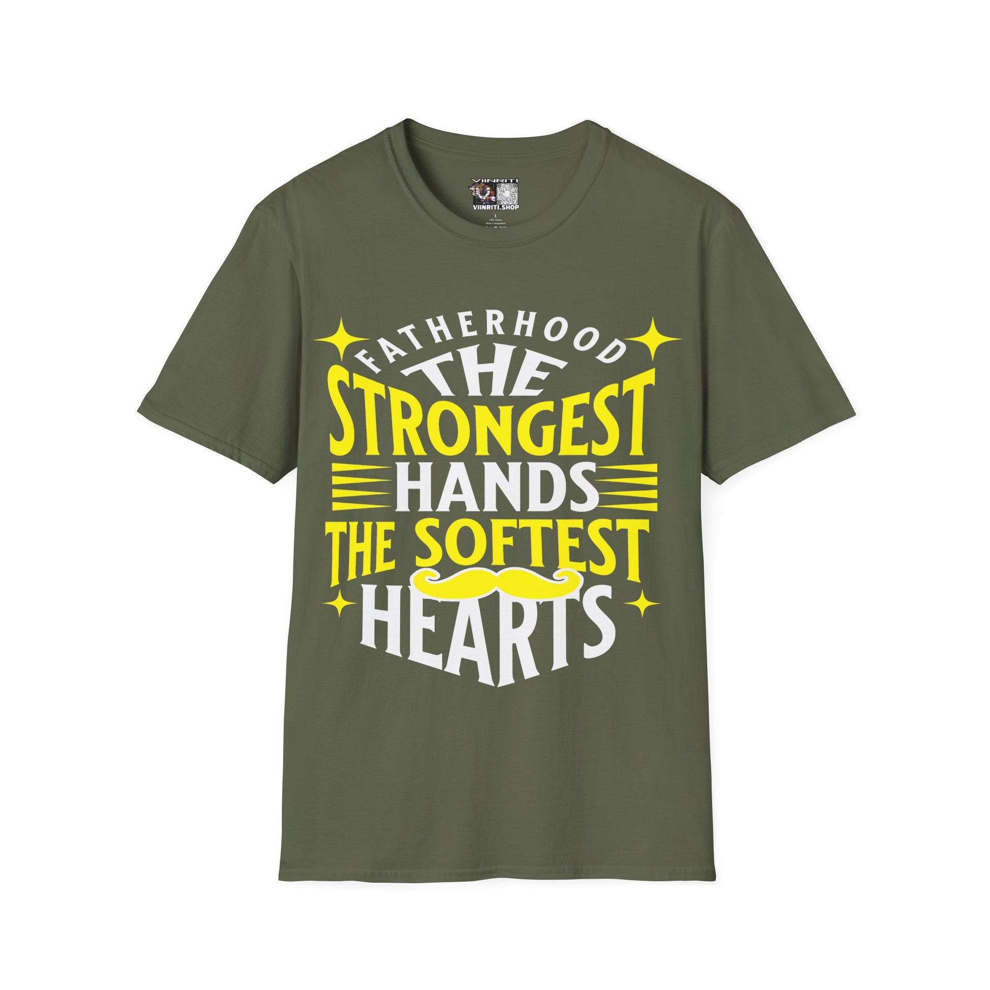 Fatherhood T-Shirt, Softstyle Tee for Dads, Gifts for Father's Day, Casual Wear, Unique Men’s Apparel, Family Celebration Top