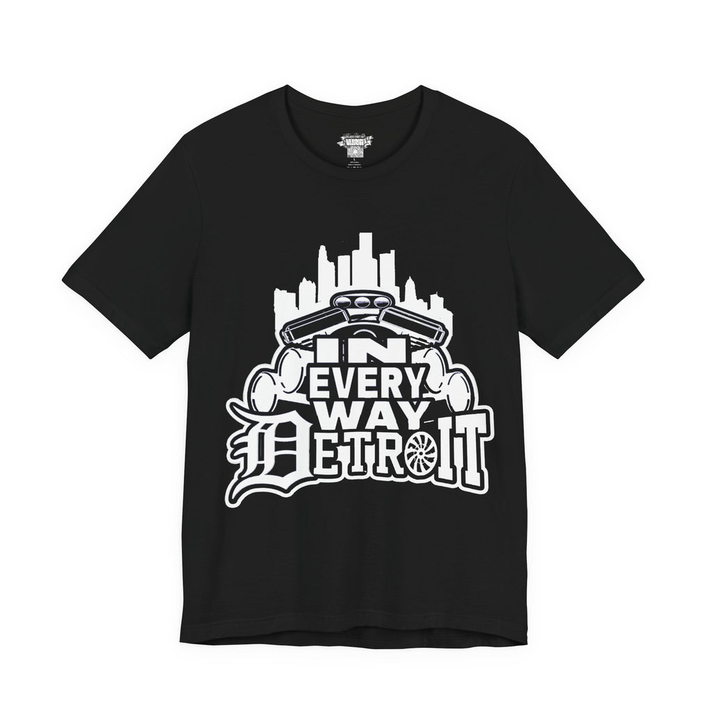 Detroit Big Pipes Unisex Tee, City Pride Shirt, Automotive Enthusiast Top, Casual Wear, Gift for Detroit Lovers