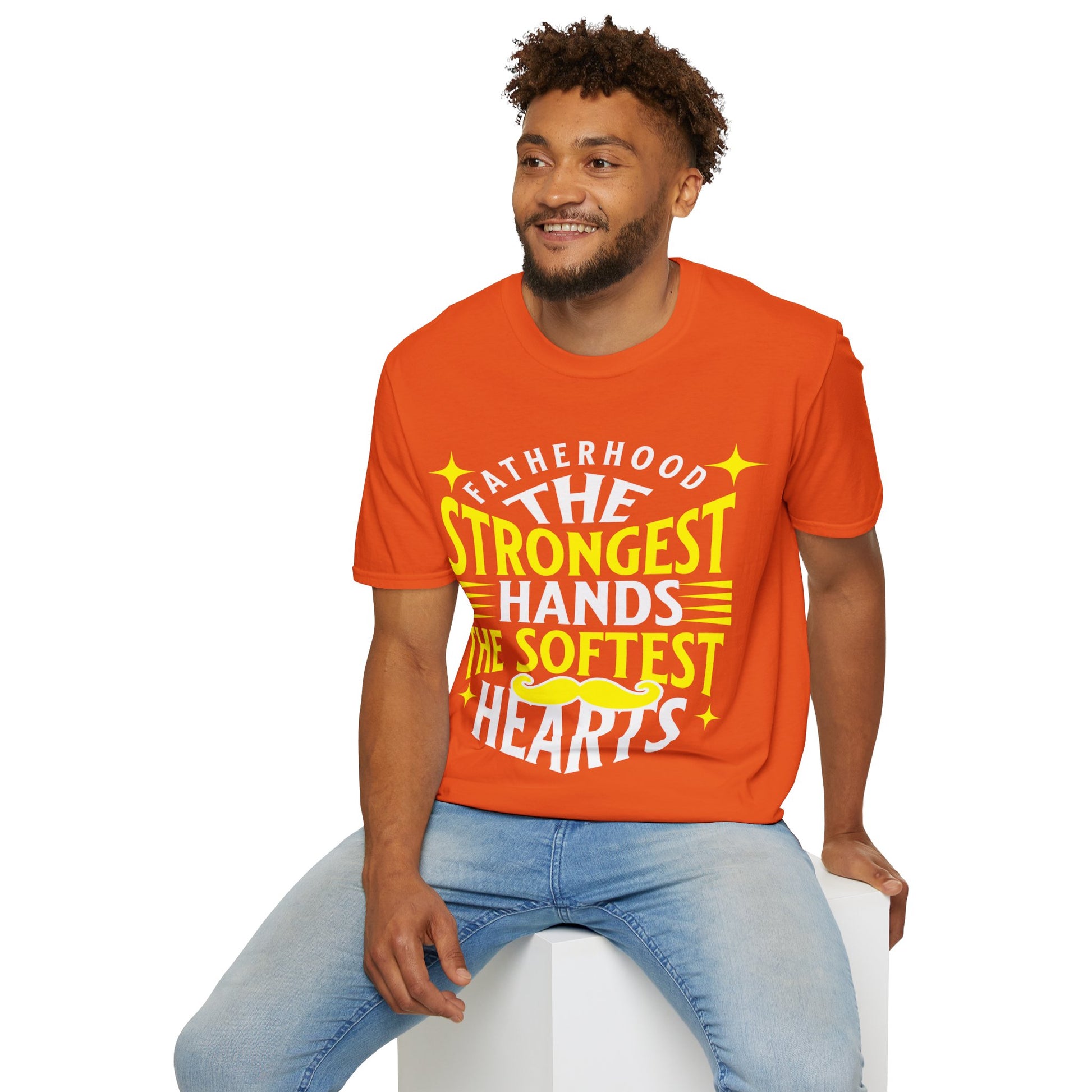 Fatherhood T-Shirt, Softstyle Tee for Dads, Gifts for Father's Day, Casual Wear, Unique Men’s Apparel, Family Celebration Top